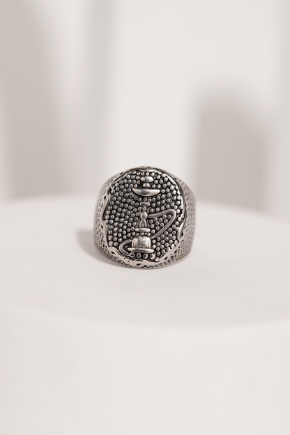 Hookah Pattern Ring For Men worldjewel.in men's ring