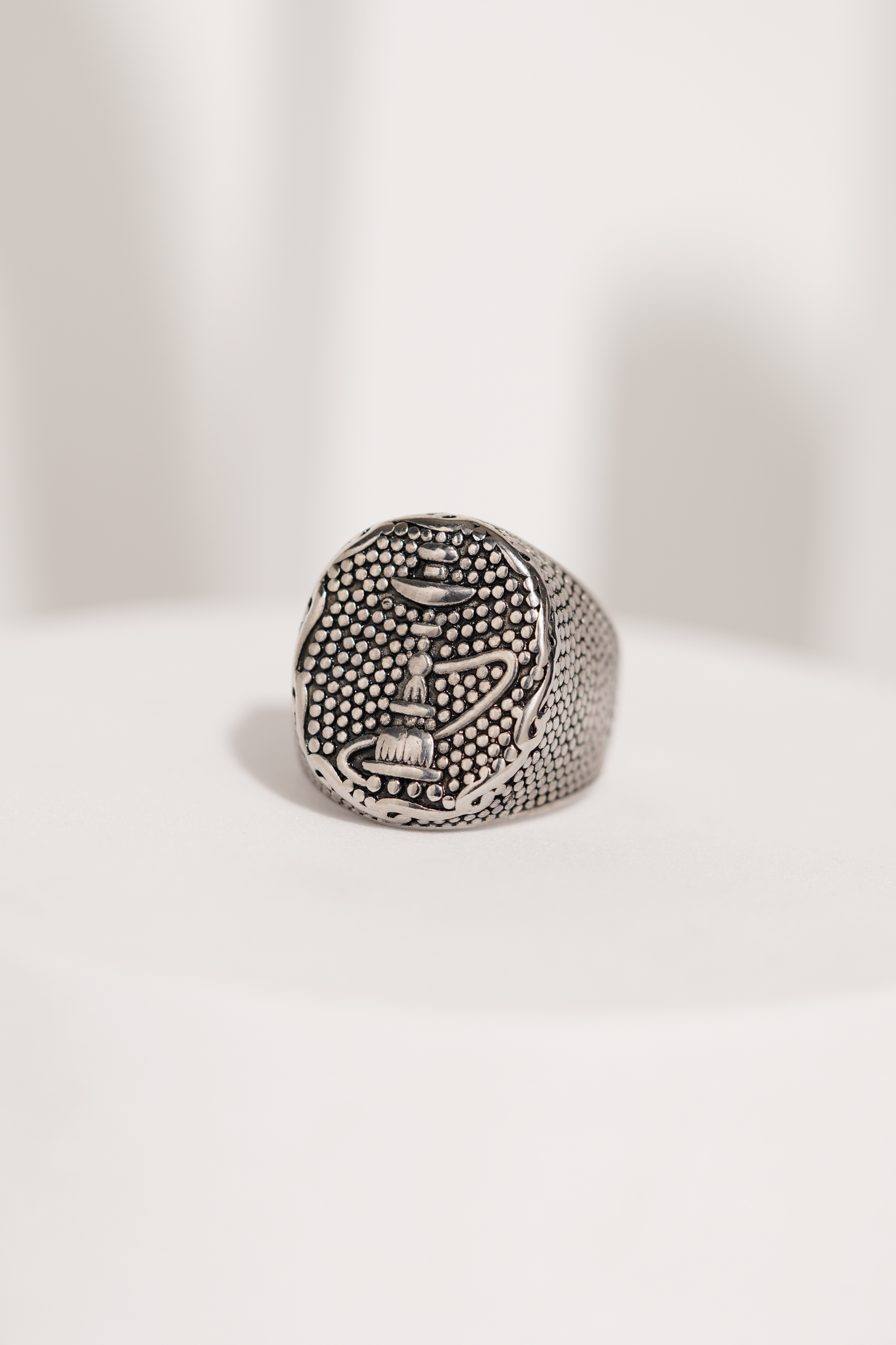 Hookah Pattern Ring For Men worldjewel.in men's ring