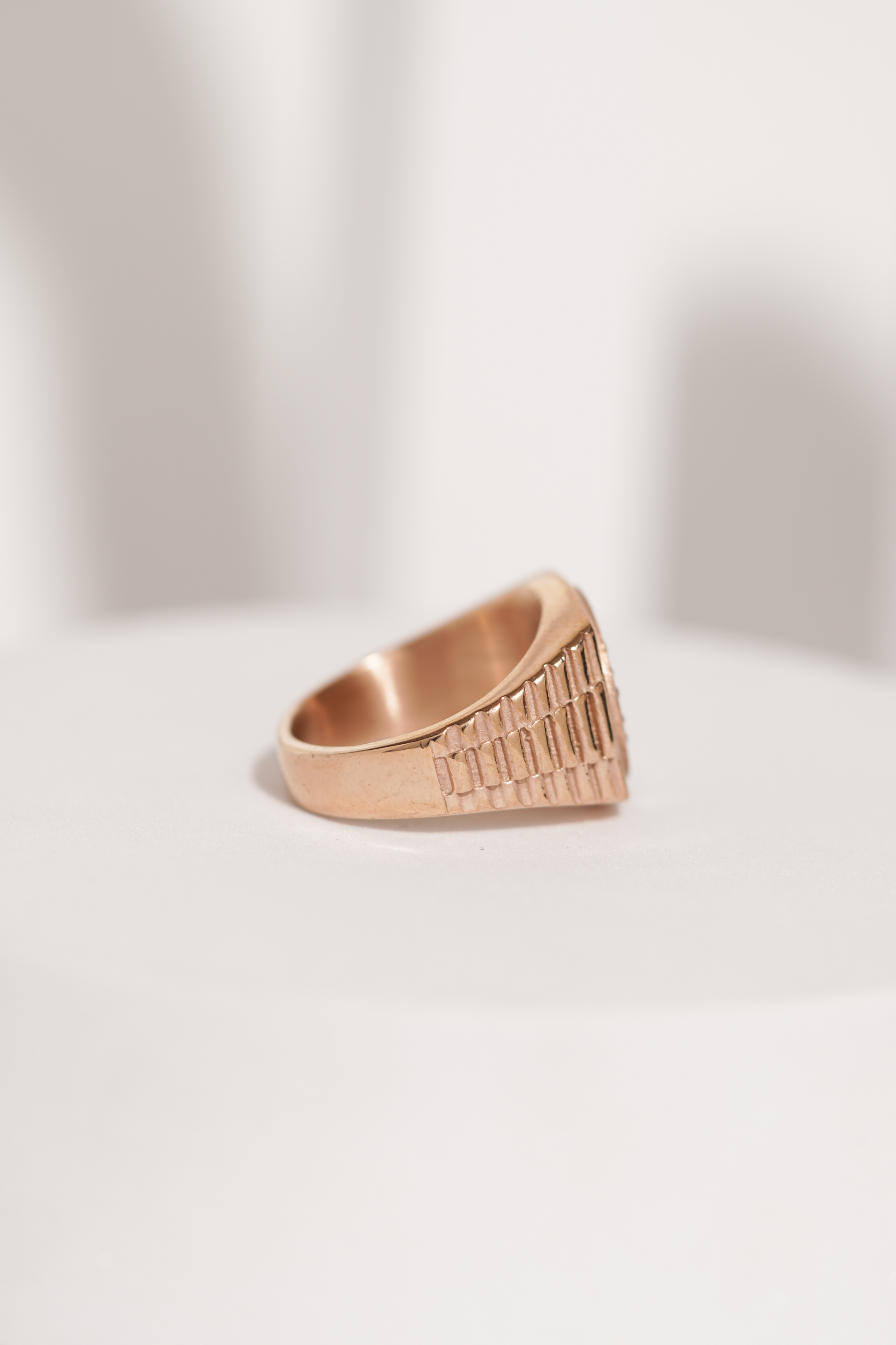 Rose Gold king Crown Ring For Men worldjewel.in men's ring
