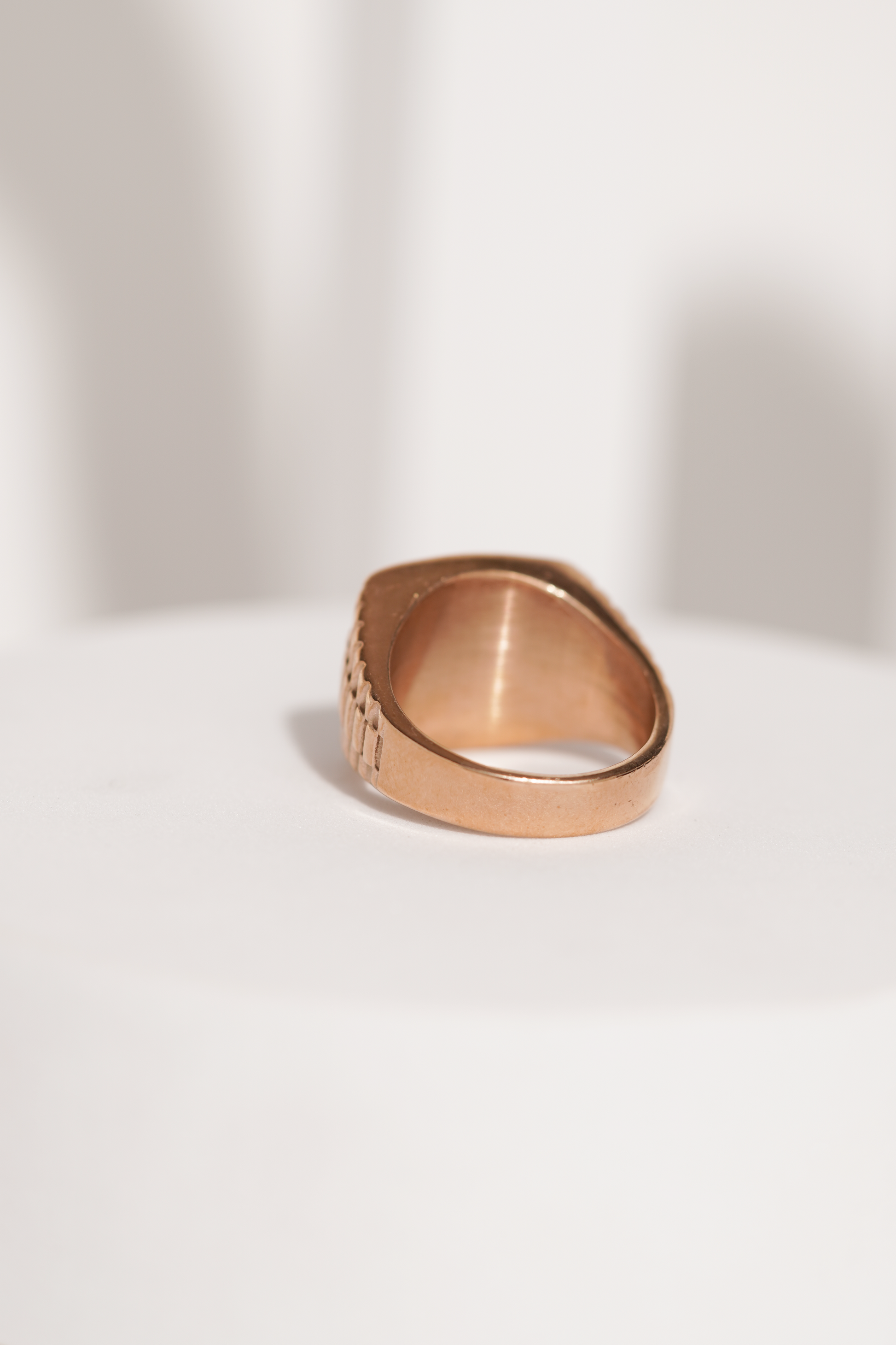 Rose Gold king Crown Ring For Men worldjewel.in men's ring