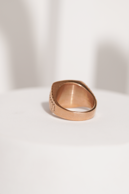 Rose Gold king Crown Ring For Men worldjewel.in men's ring