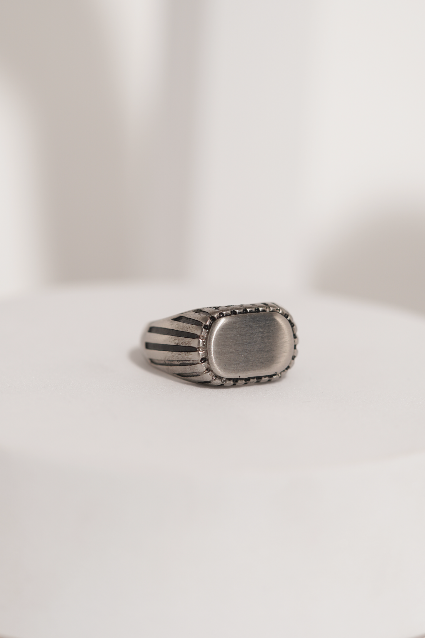 Polished Stainless Steel Ring For Men worldjewel.in men's ring