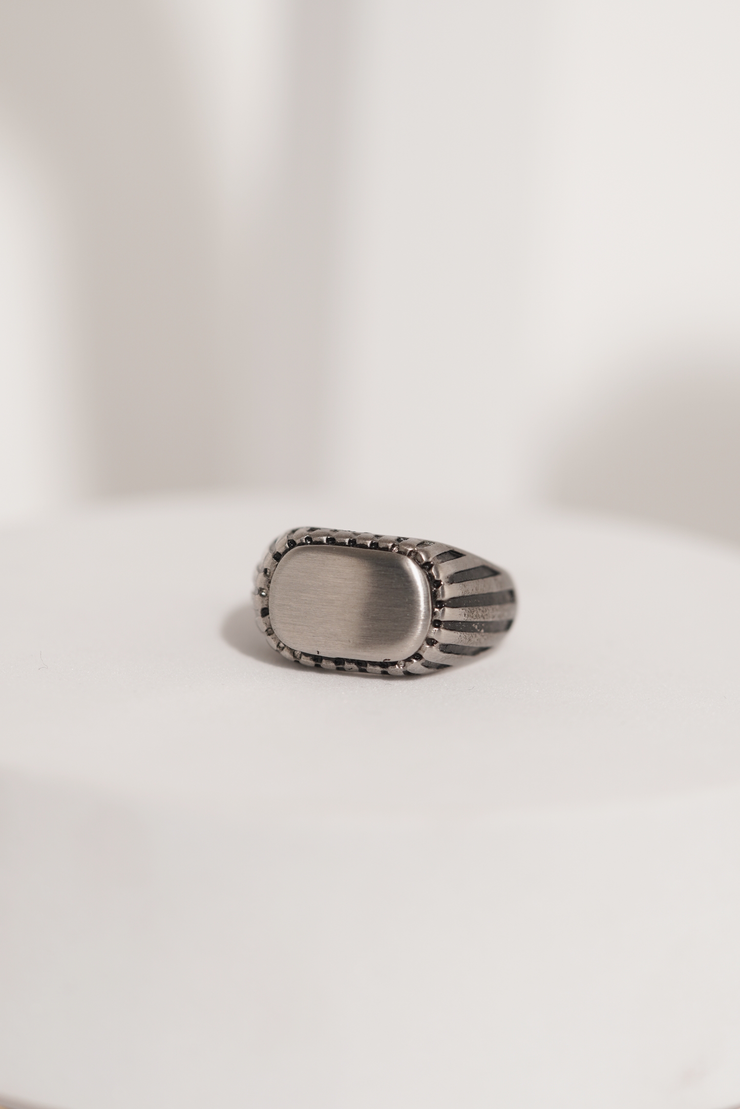 Polished Stainless Steel Ring For Men worldjewel.in men's ring