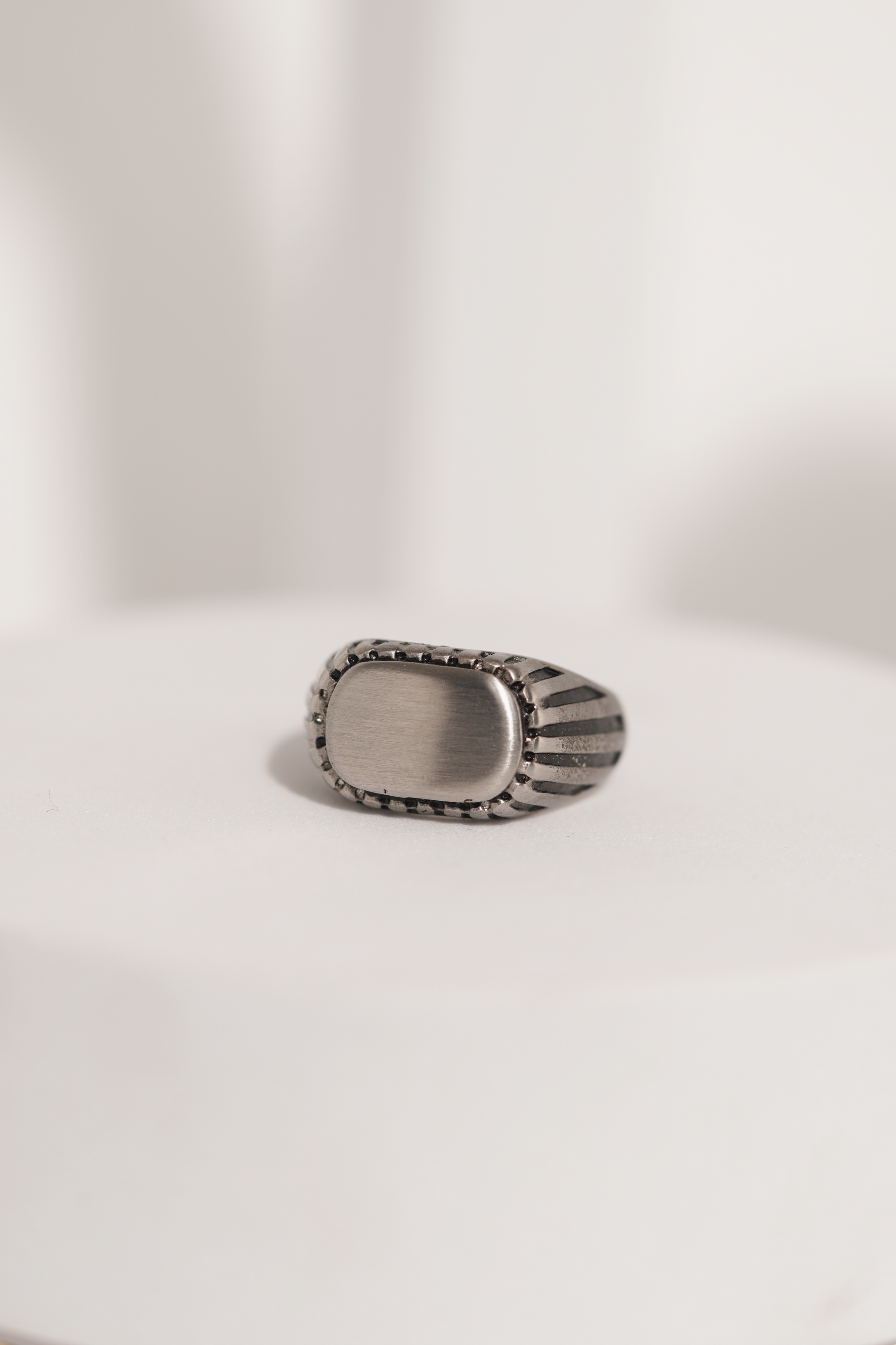 Polished Stainless Steel Ring For Men worldjewel.in men's ring
