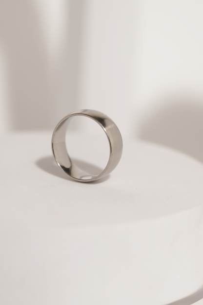 Stainless Steel Band Ring For Men worldjewel.in men's ring