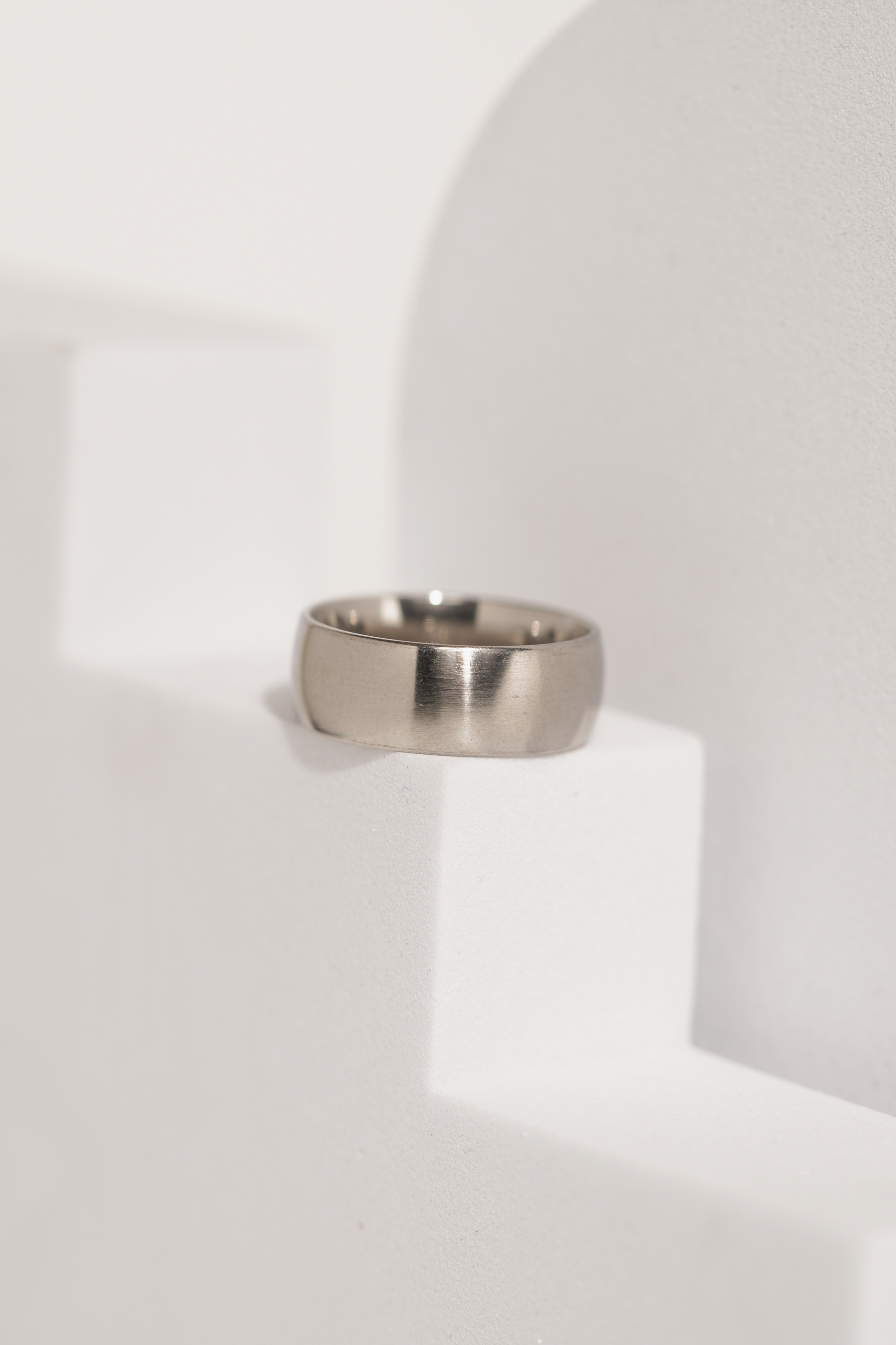 Stainless Steel Band Ring For Men worldjewel.in men's ring