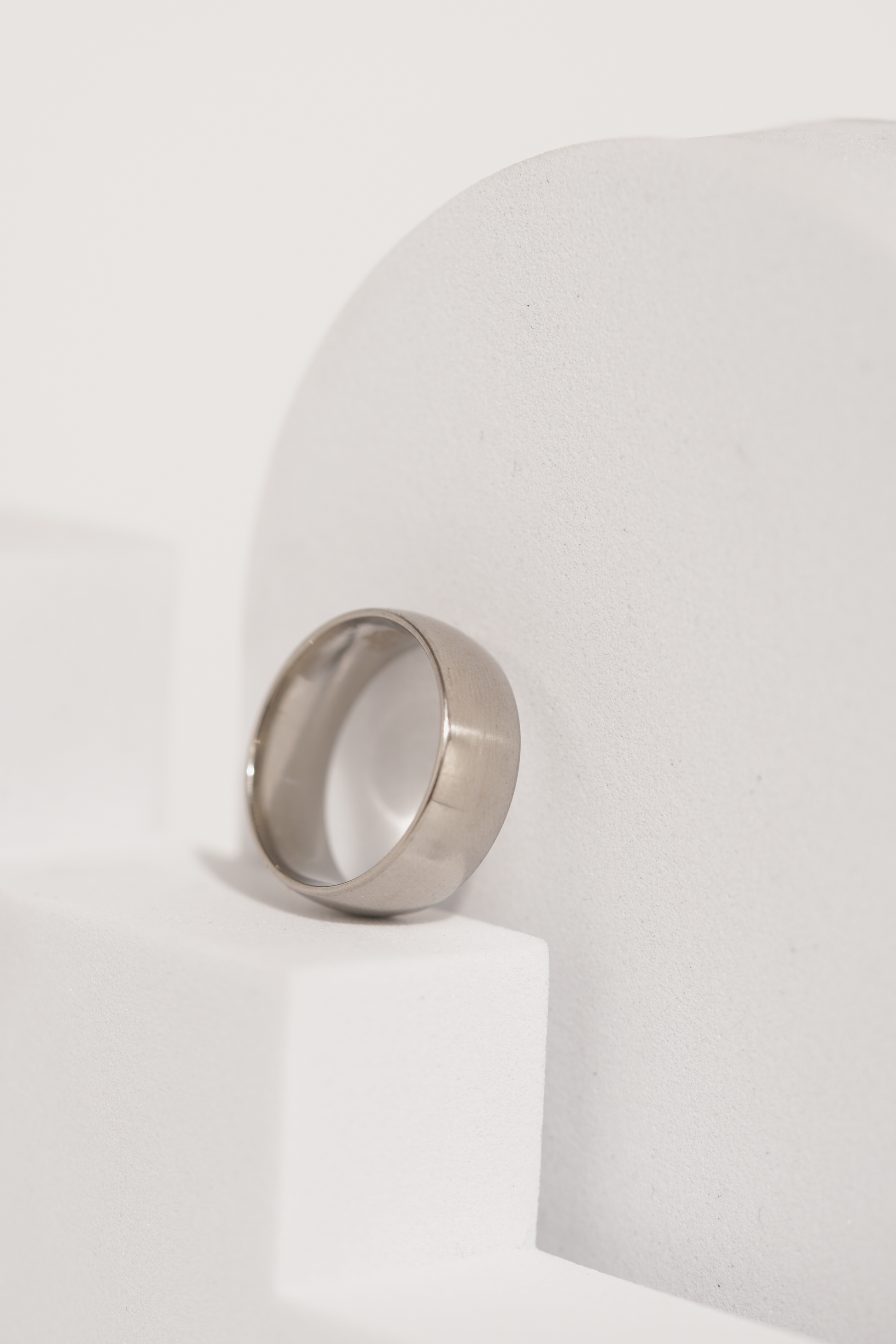 Stainless Steel Band Ring For Men worldjewel.in men's ring