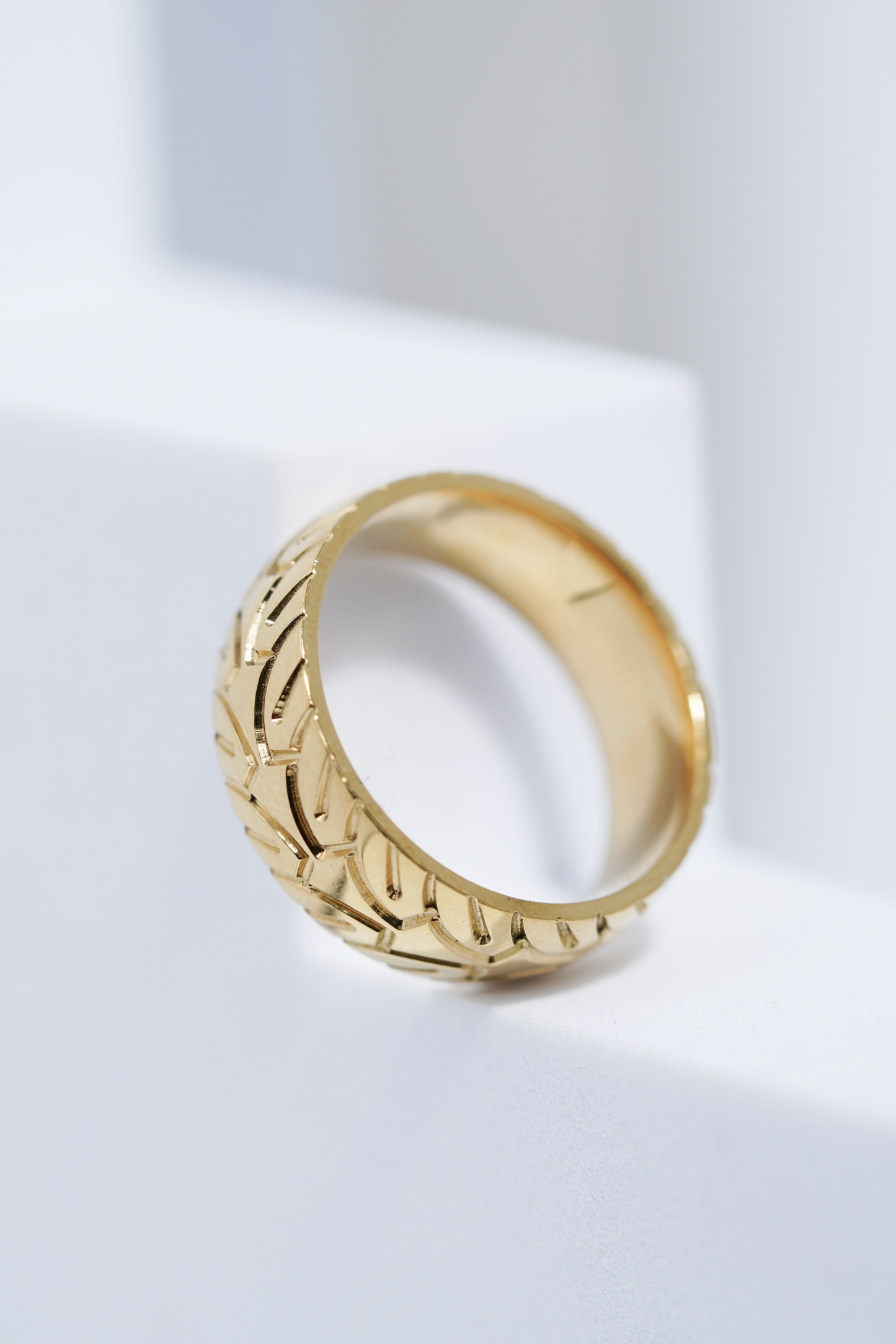 Textured Band Ring for Men worldjewel.in men's ring