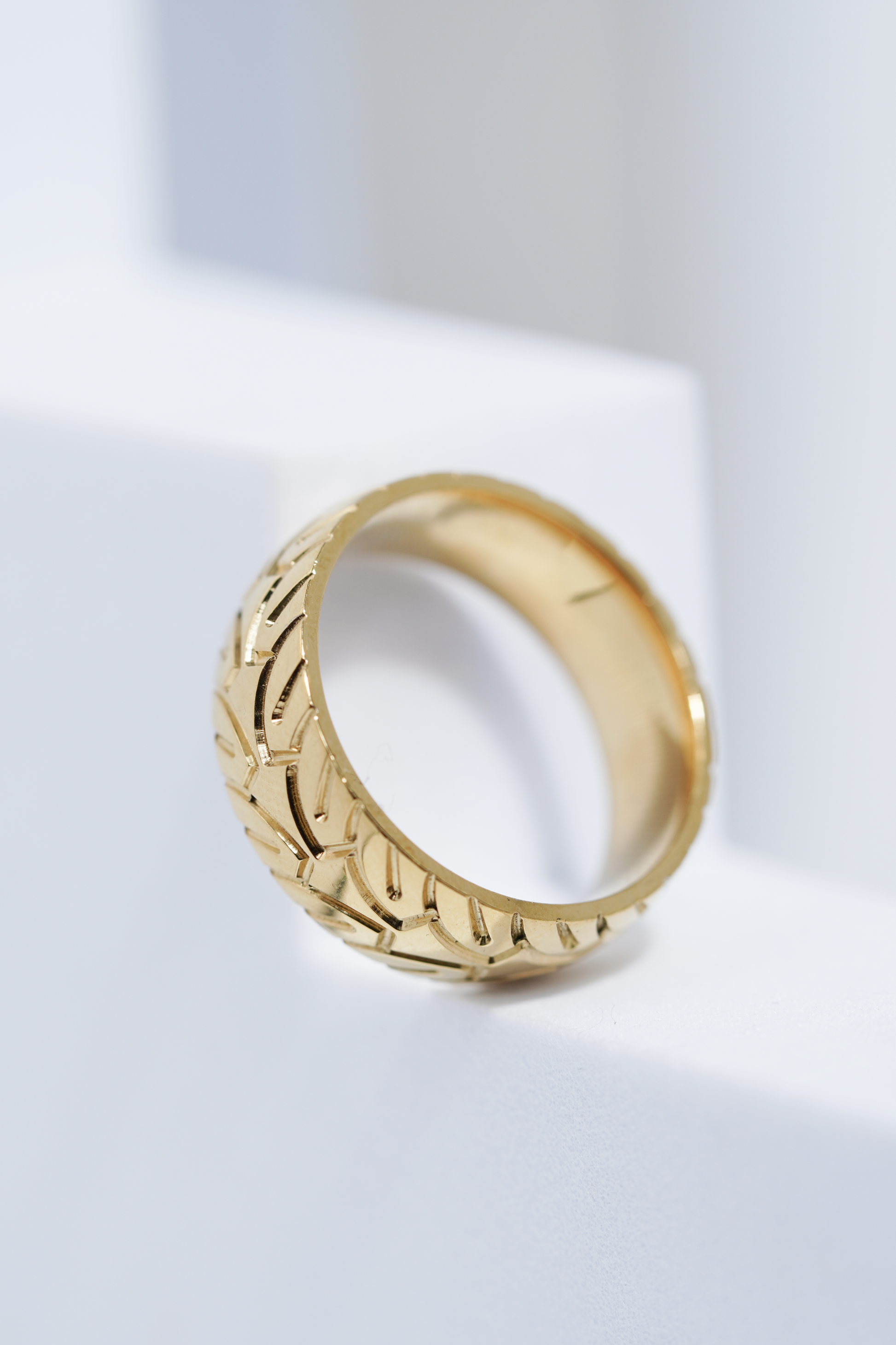Textured Band Ring for Men worldjewel.in men's ring