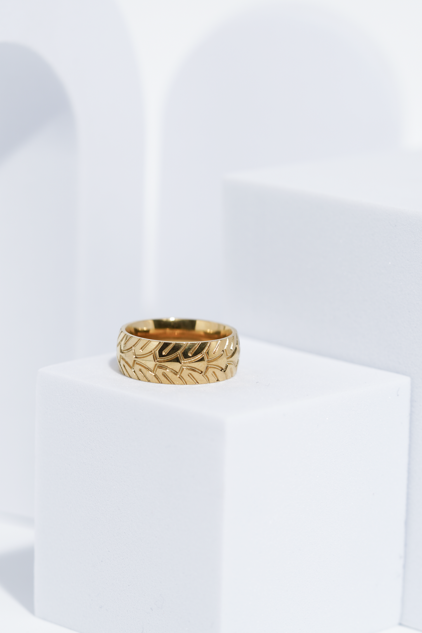 Textured Band Ring for Men worldjewel.in men's ring