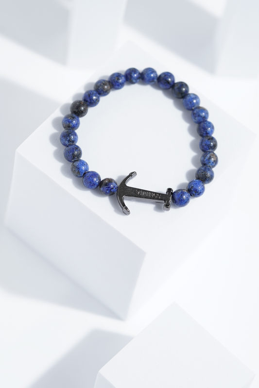 Blue Hook  Bead Bracelets | Unisex. worldjewel.in Bead Bracelets