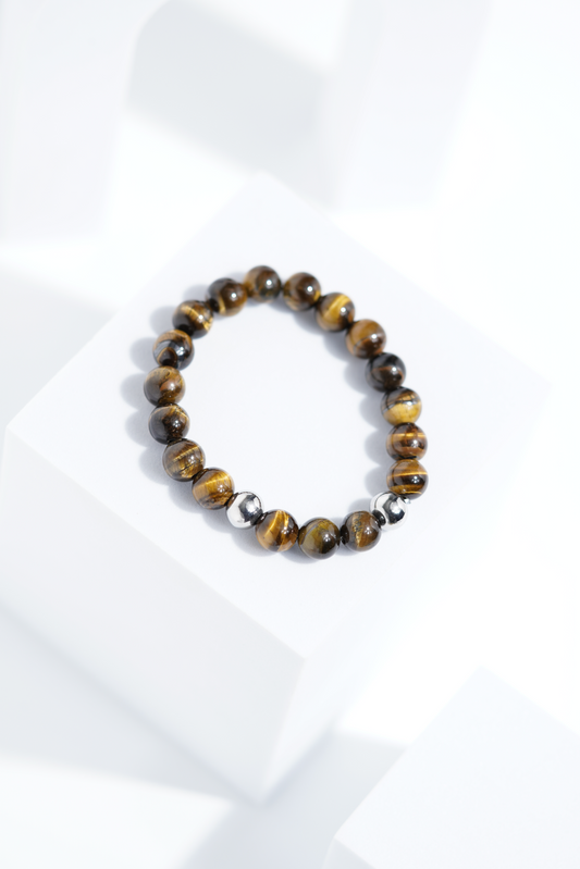 Shiney Brown Black Shade Bead Bracelets | Unisex. worldjewel.in Bead Bracelets