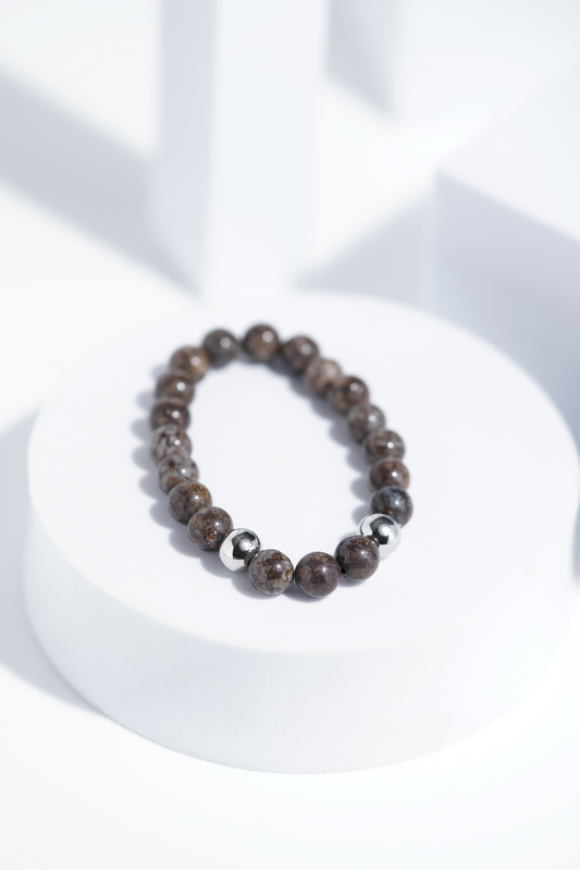 Dark Brown Bead Bracelets | Unisex. worldjewel.in Bead Bracelets