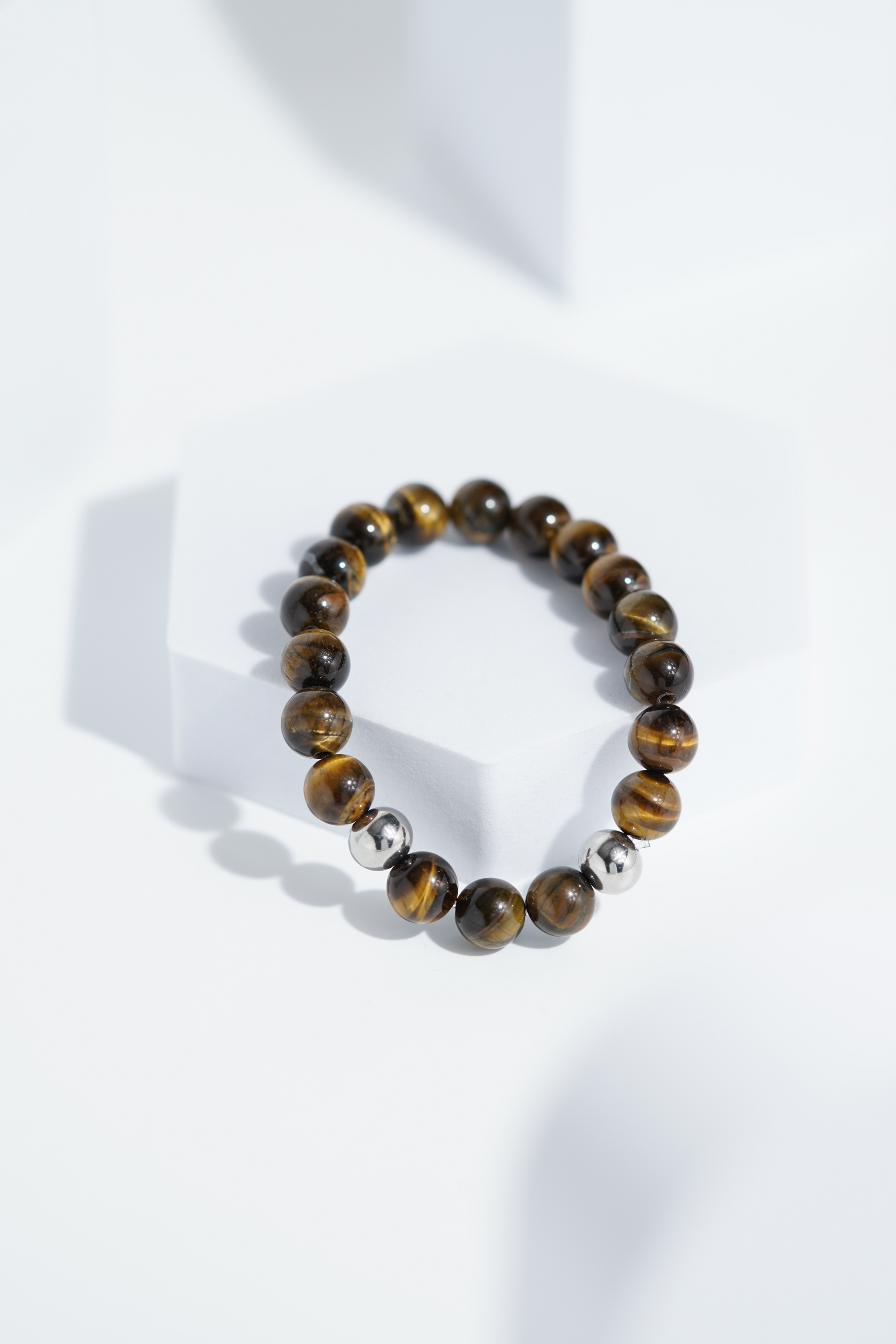 Shiney Brown Black Shade Bead Bracelets | Unisex. worldjewel.in Bead Bracelets