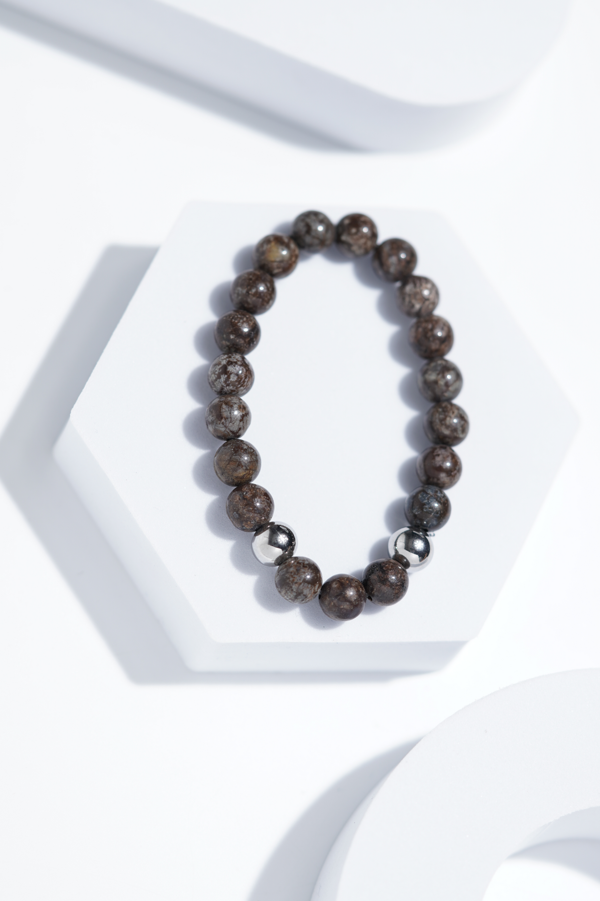 Dark Brown Bead Bracelets | Unisex. worldjewel.in Bead Bracelets