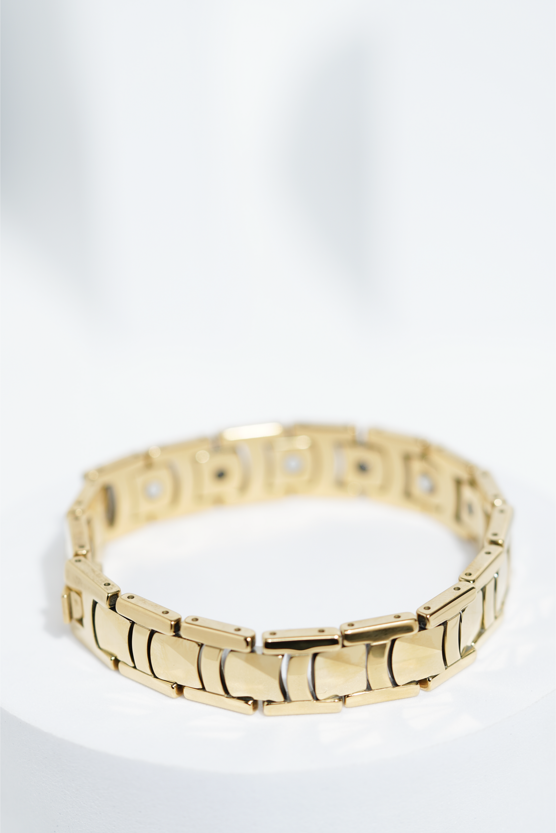Golden Formal - Ceramic bracelet for men. worldjewel.in men's bracelets