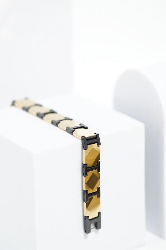 QuietGold Ceramic bracelet for men. worldjewel.in men's bracelets