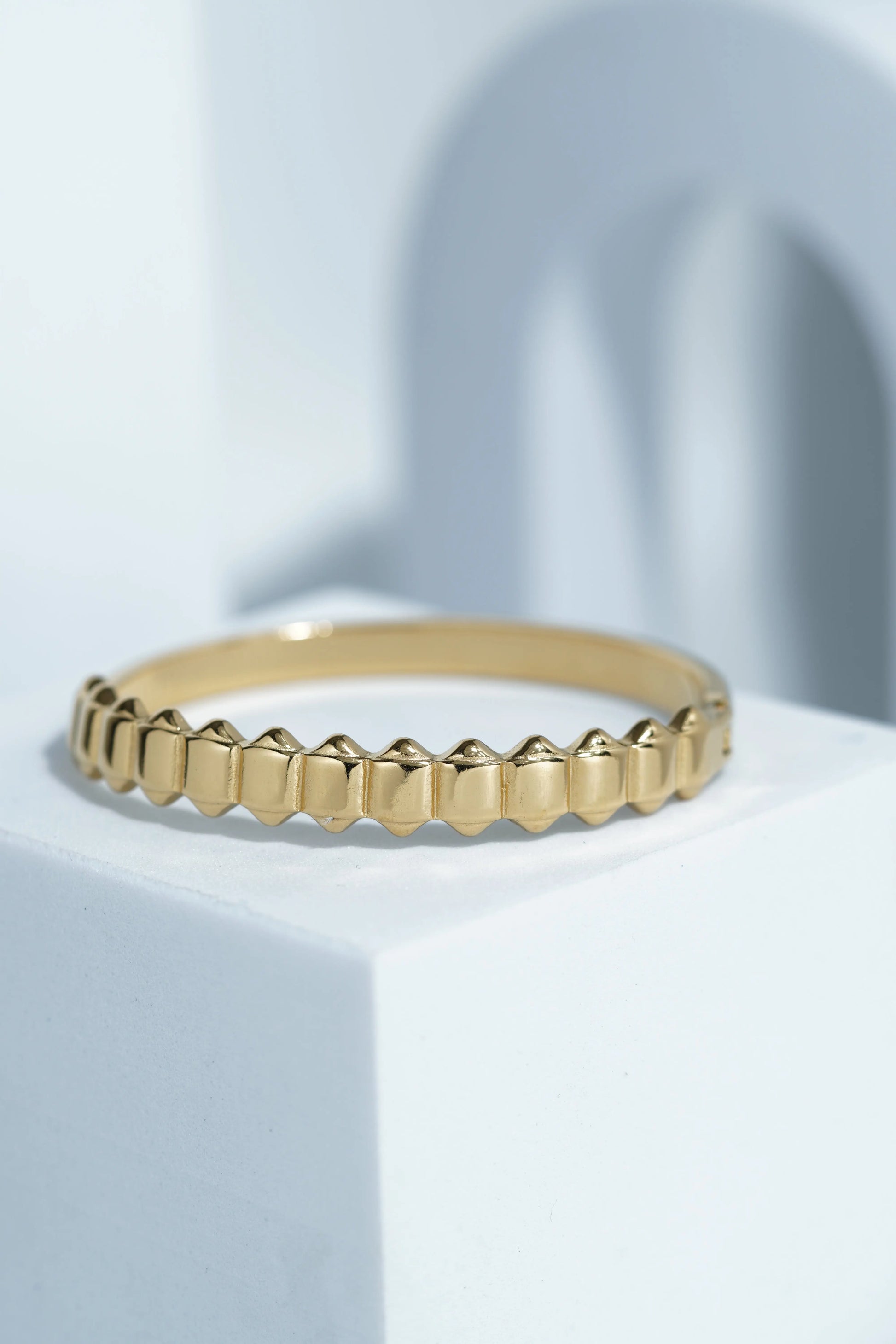 Dahlia Loop Bangle Bracelet worldjewel.in CUFF BRACELET FOR WOMEN