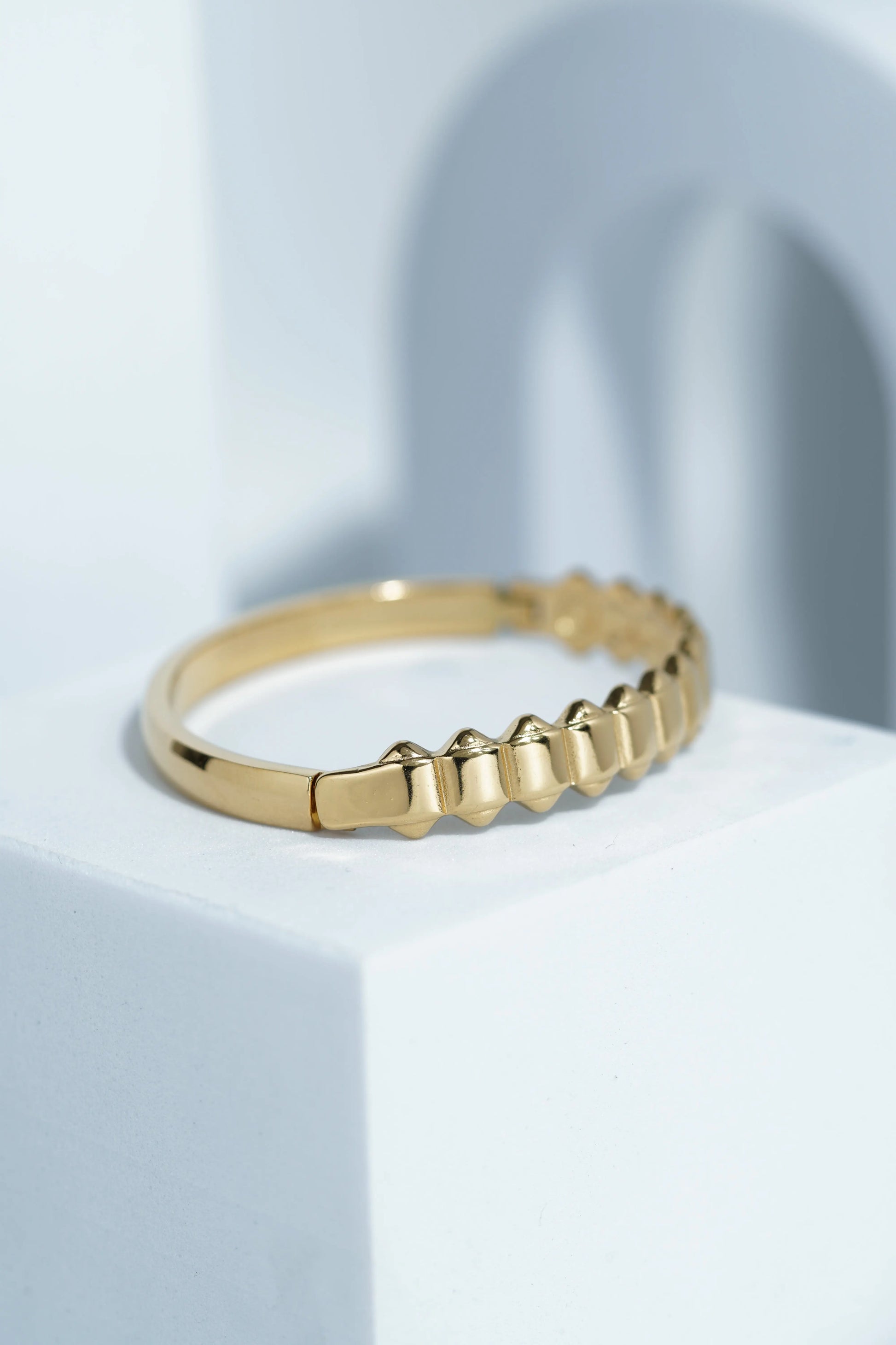 Dahlia Loop Bangle Bracelet worldjewel.in CUFF BRACELET FOR WOMEN