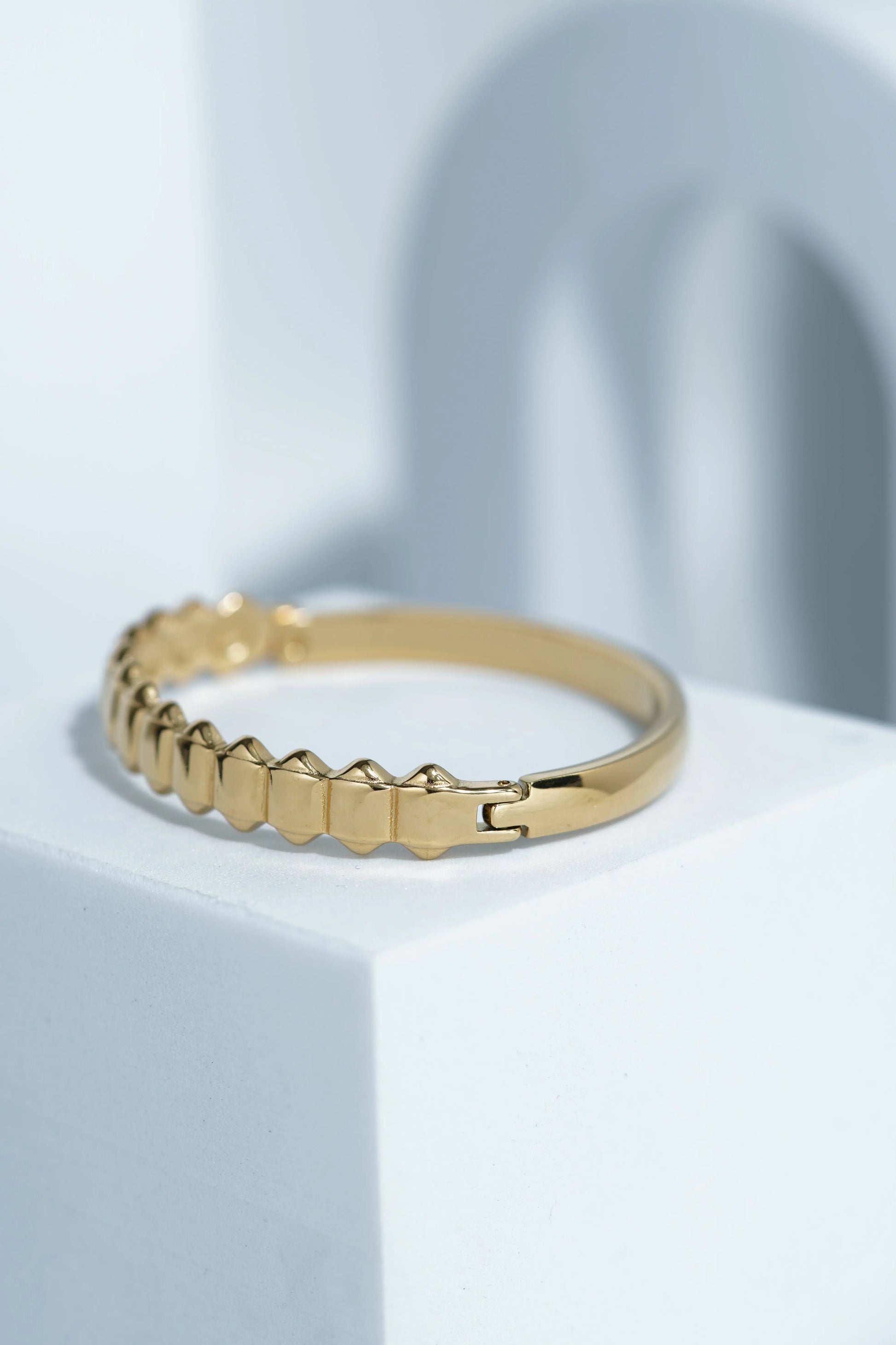 Dahlia Loop Bangle Bracelet worldjewel.in CUFF BRACELET FOR WOMEN