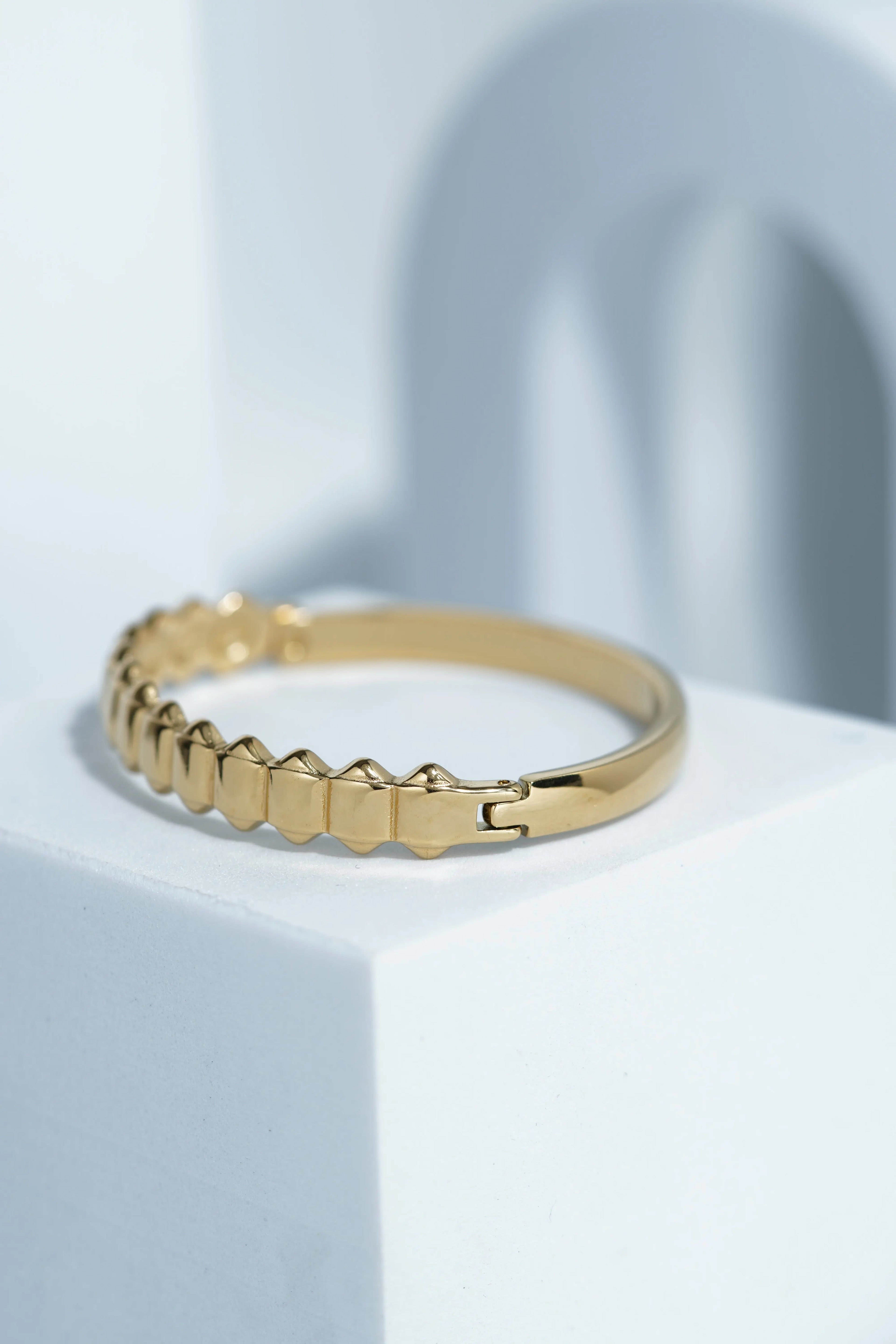 Dahlia Loop Bangle Bracelet worldjewel.in CUFF BRACELET FOR WOMEN