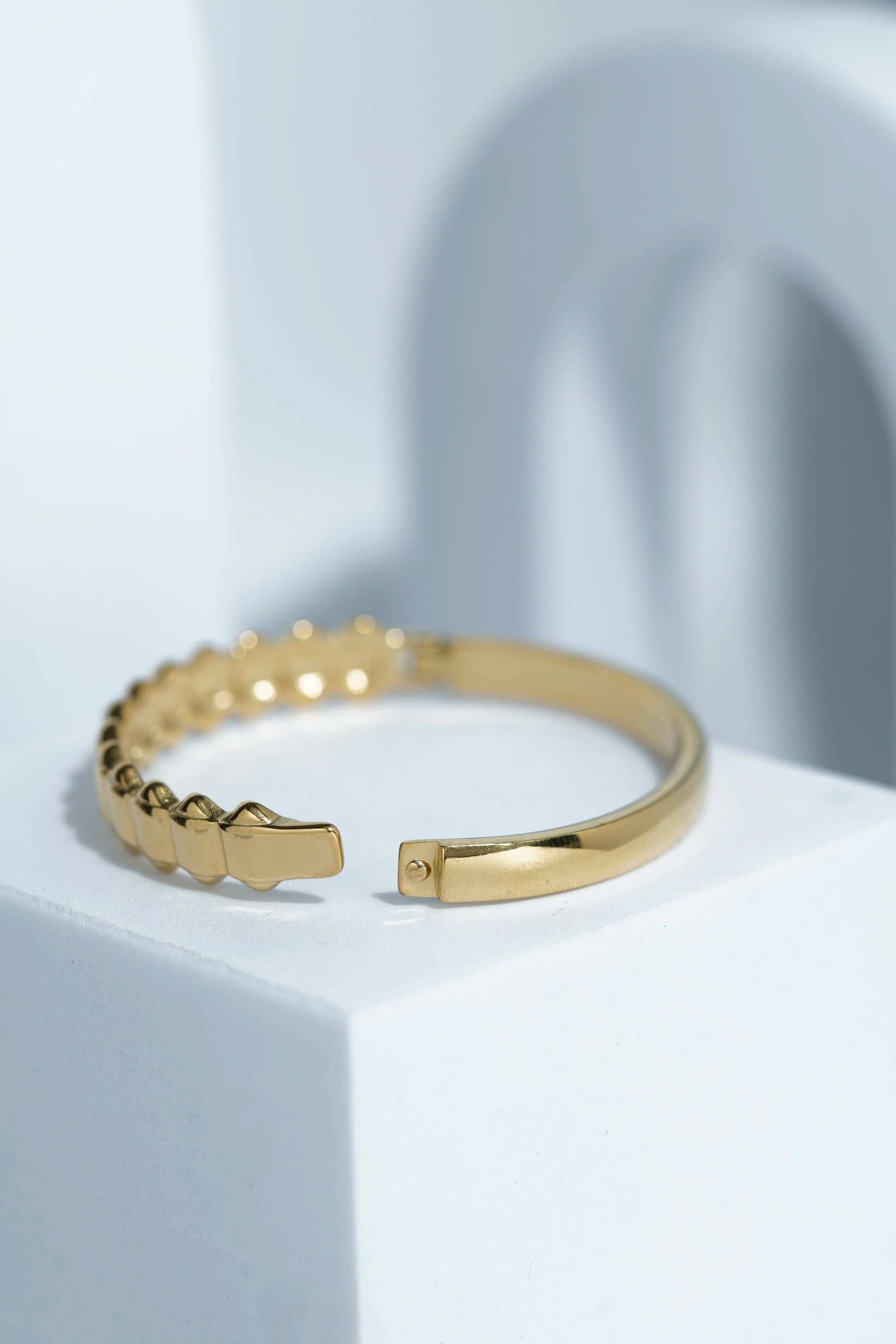 Dahlia Loop Bangle Bracelet worldjewel.in CUFF BRACELET FOR WOMEN
