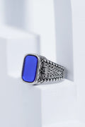 Dark Blue Stone Turkish Ring Ring For Men worldjewel.in men's ring