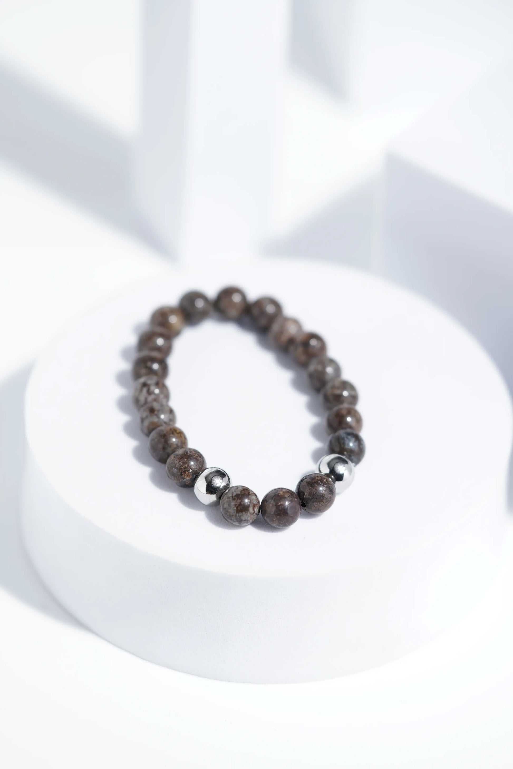 Dark Brown Bead Bracelets | Unisex. worldjewel.in Bead Bracelets