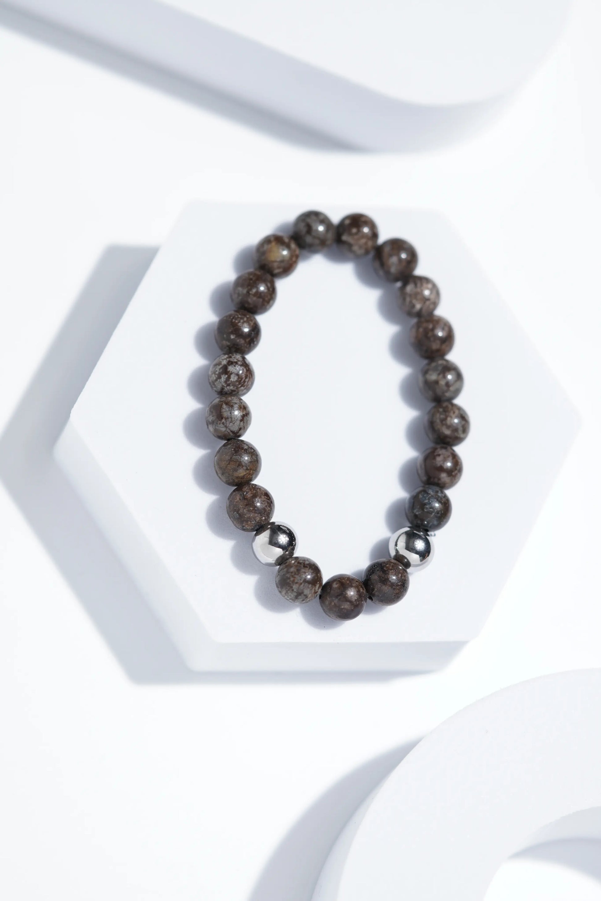 Dark Brown Bead Bracelets | Unisex. worldjewel.in Bead Bracelets