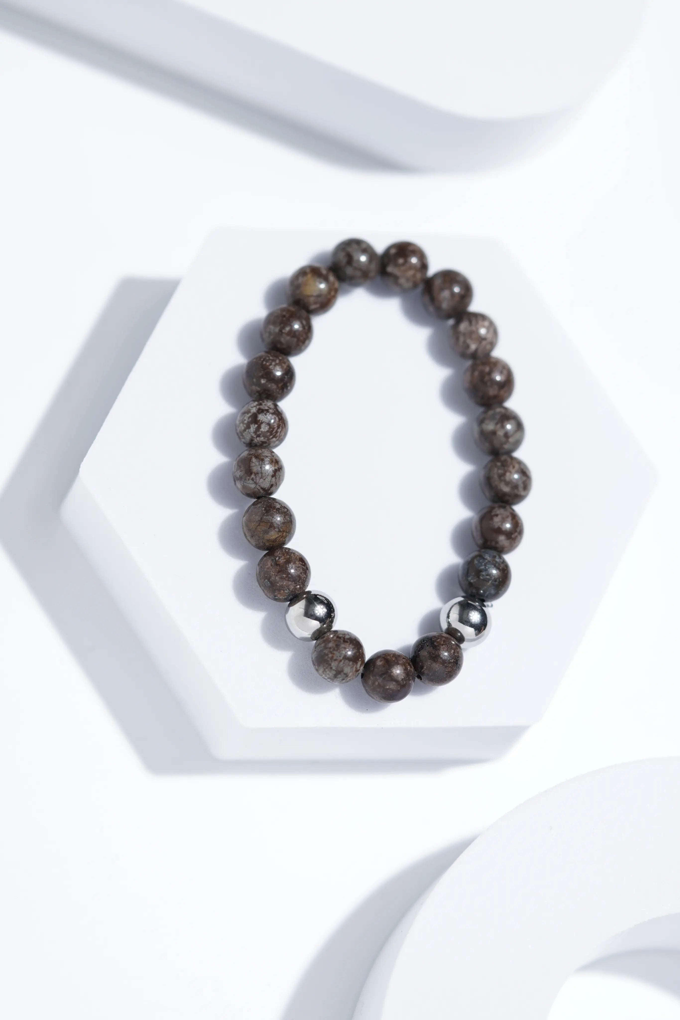 Dark Brown Bead Bracelets | Unisex. worldjewel.in Bead Bracelets