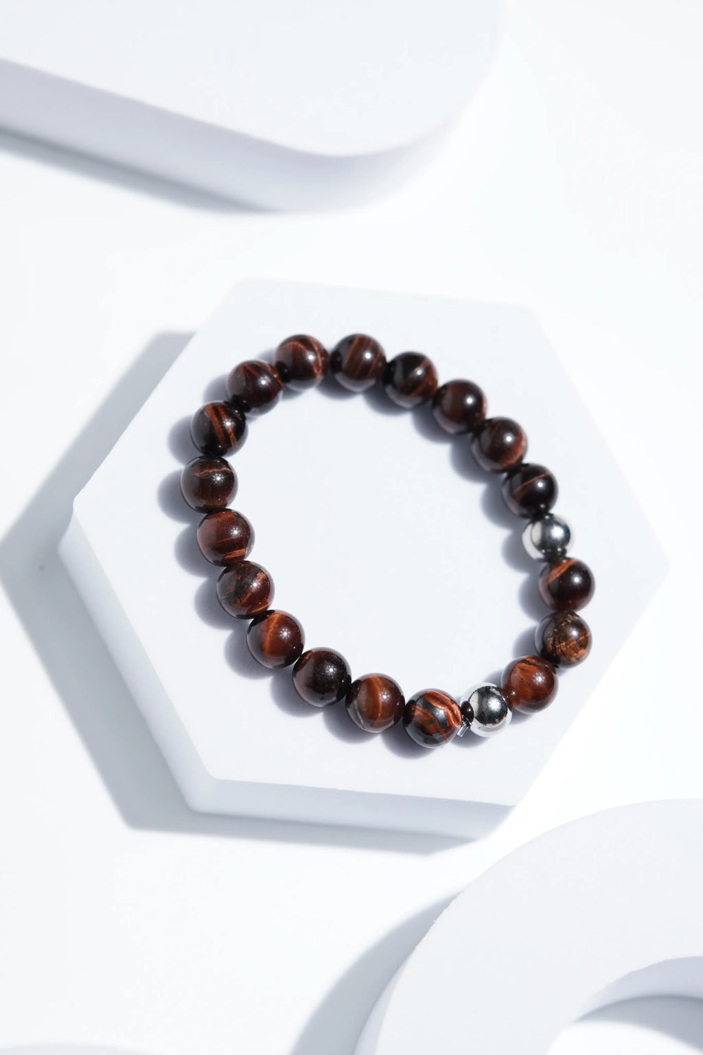 Dark Red Bead Bracelets | Unisex. worldjewel.in Bead Bracelets
