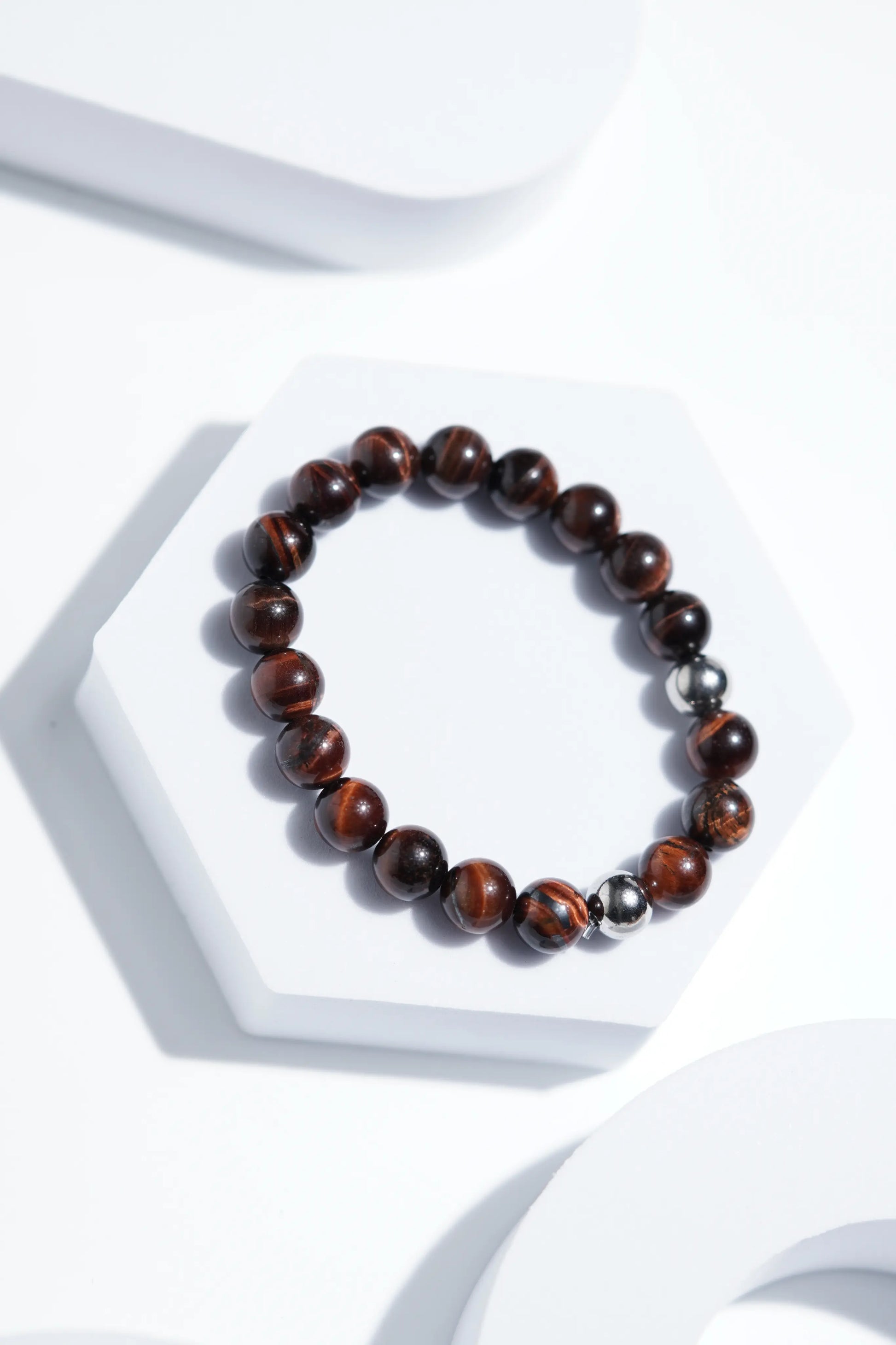 Dark Red Bead Bracelets | Unisex. worldjewel.in Bead Bracelets