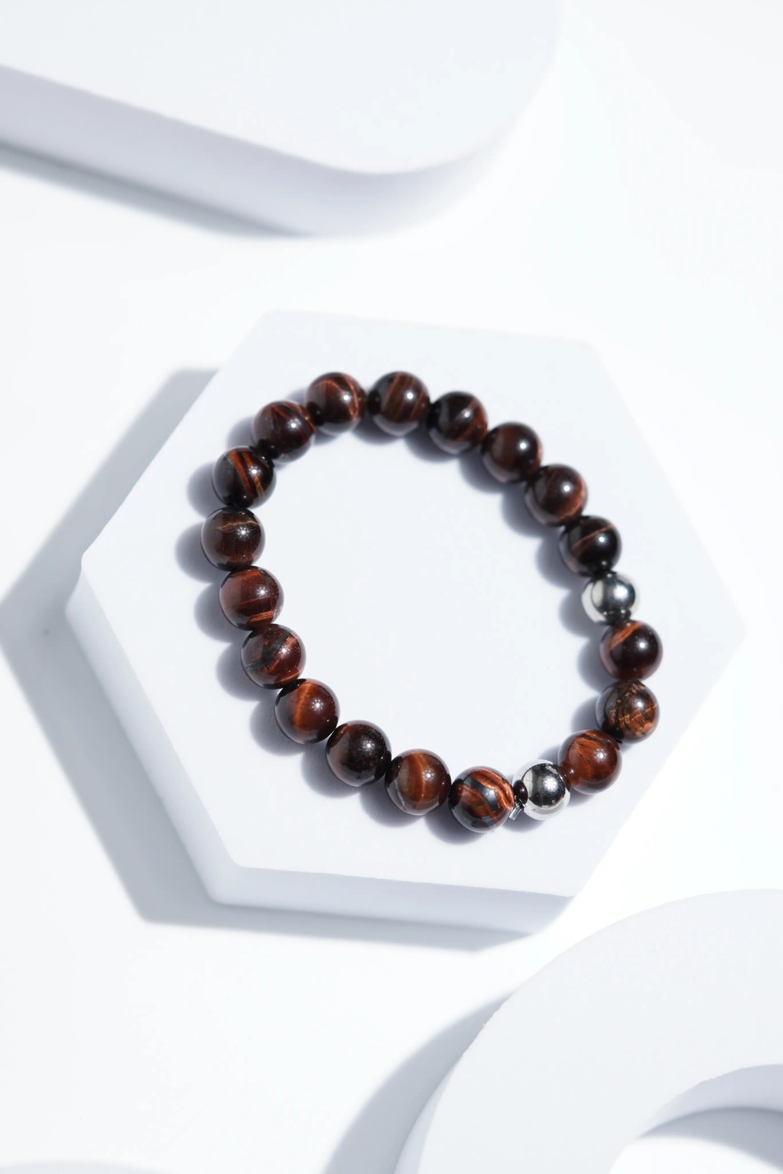 Dark Red Bead Bracelets | Unisex. worldjewel.in Bead Bracelets