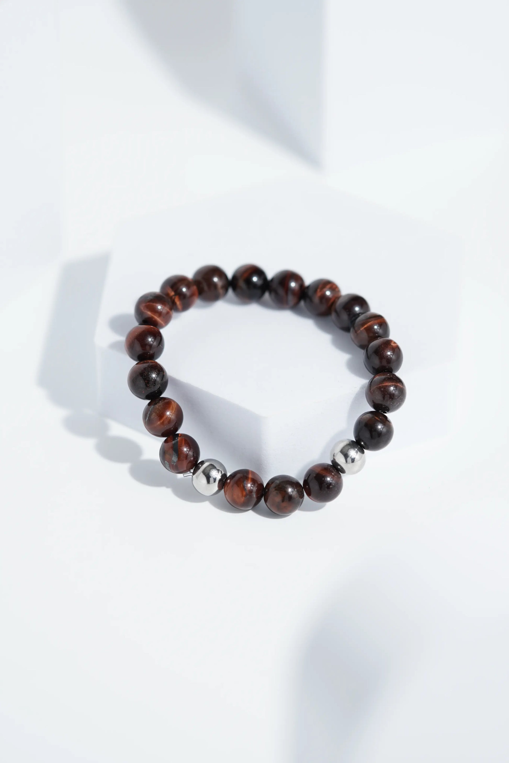 Dark Red Bead Bracelets | Unisex. worldjewel.in Bead Bracelets