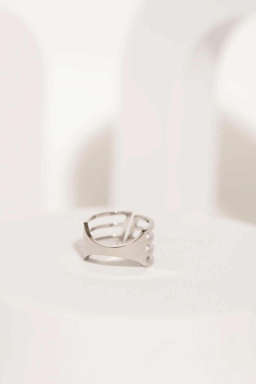 Diamond Line Ring worldjewel.in ADJUSTABLE RING