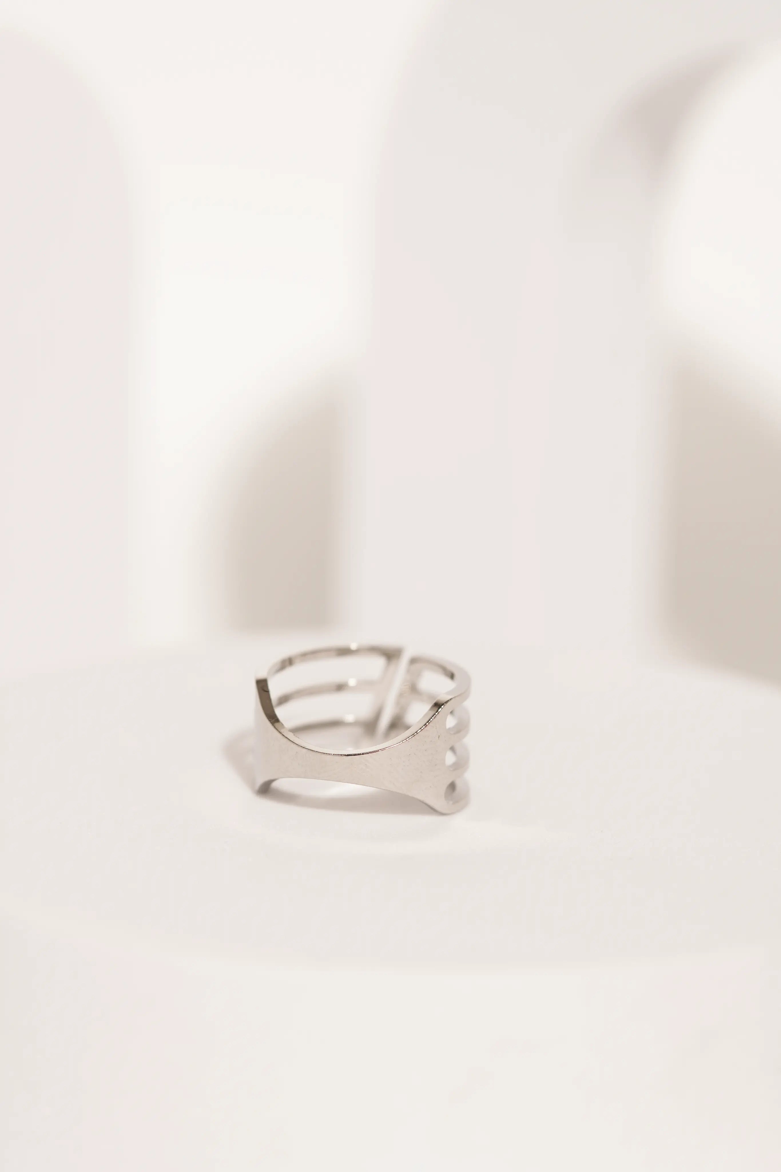 Diamond Line Ring worldjewel.in ADJUSTABLE RING
