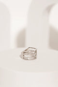 Diamond Line Ring worldjewel.in ADJUSTABLE RING