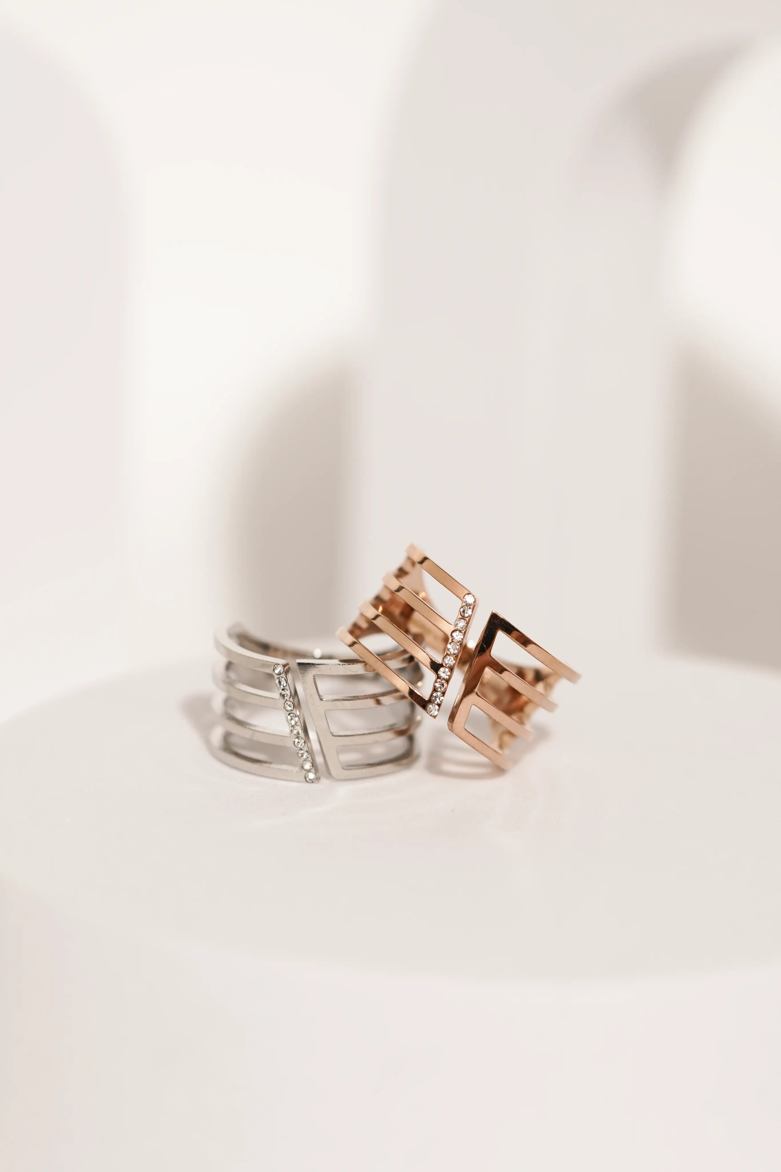 Diamond Line Ring worldjewel.in ADJUSTABLE RING