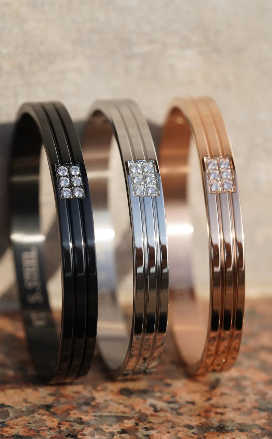 Diamond - kada For Men. worldjewel.in men's bracelets