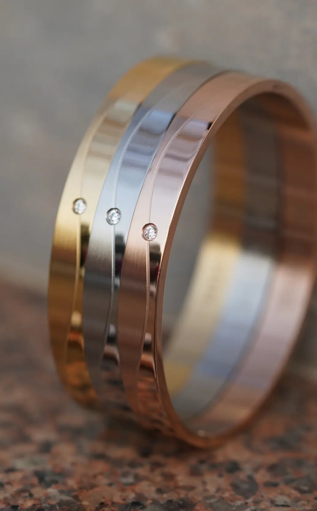 Diamond line pattern - kada For Men. worldjewel.in men's bracelets