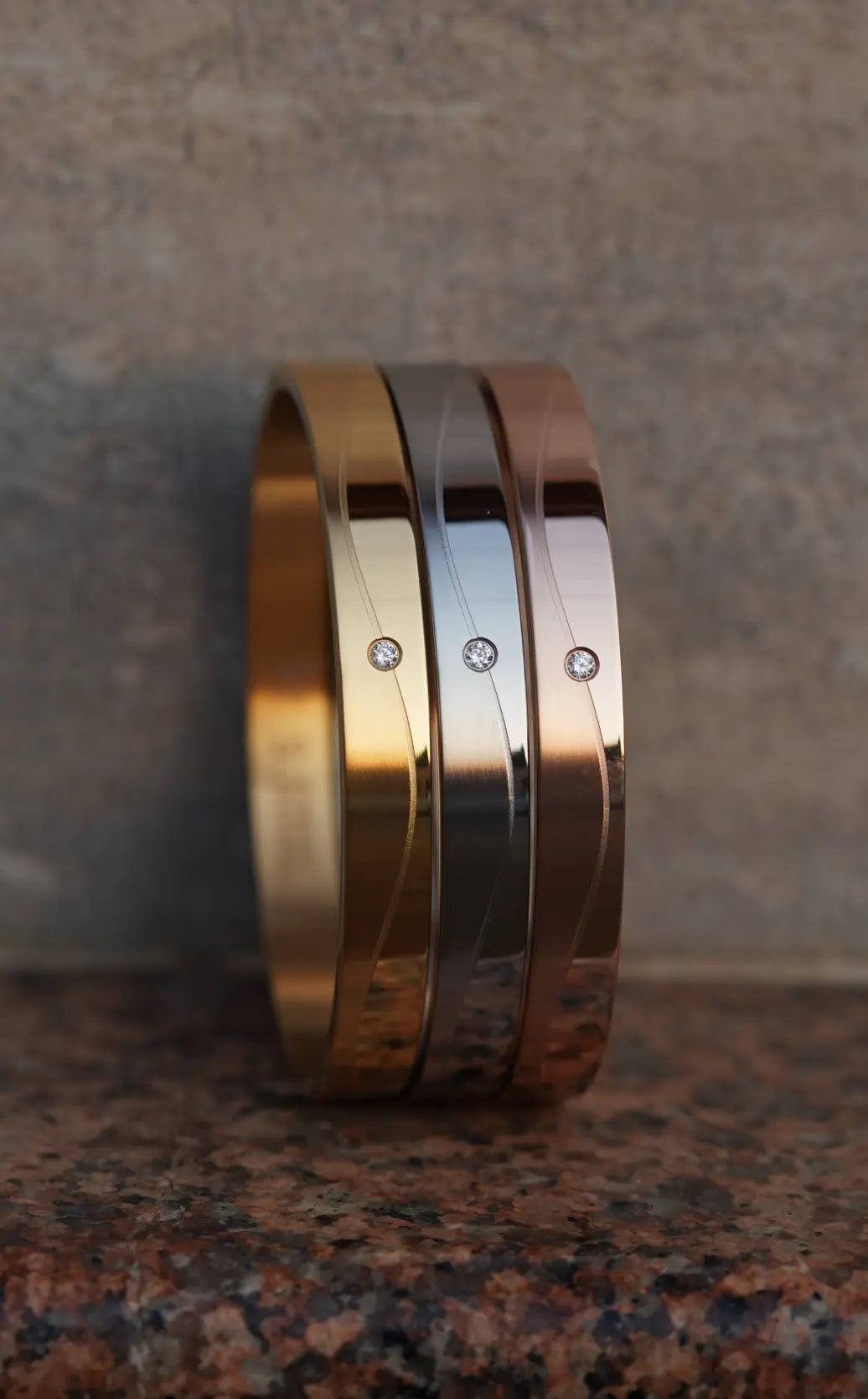 Diamond line pattern - kada For Men. worldjewel.in men's bracelets