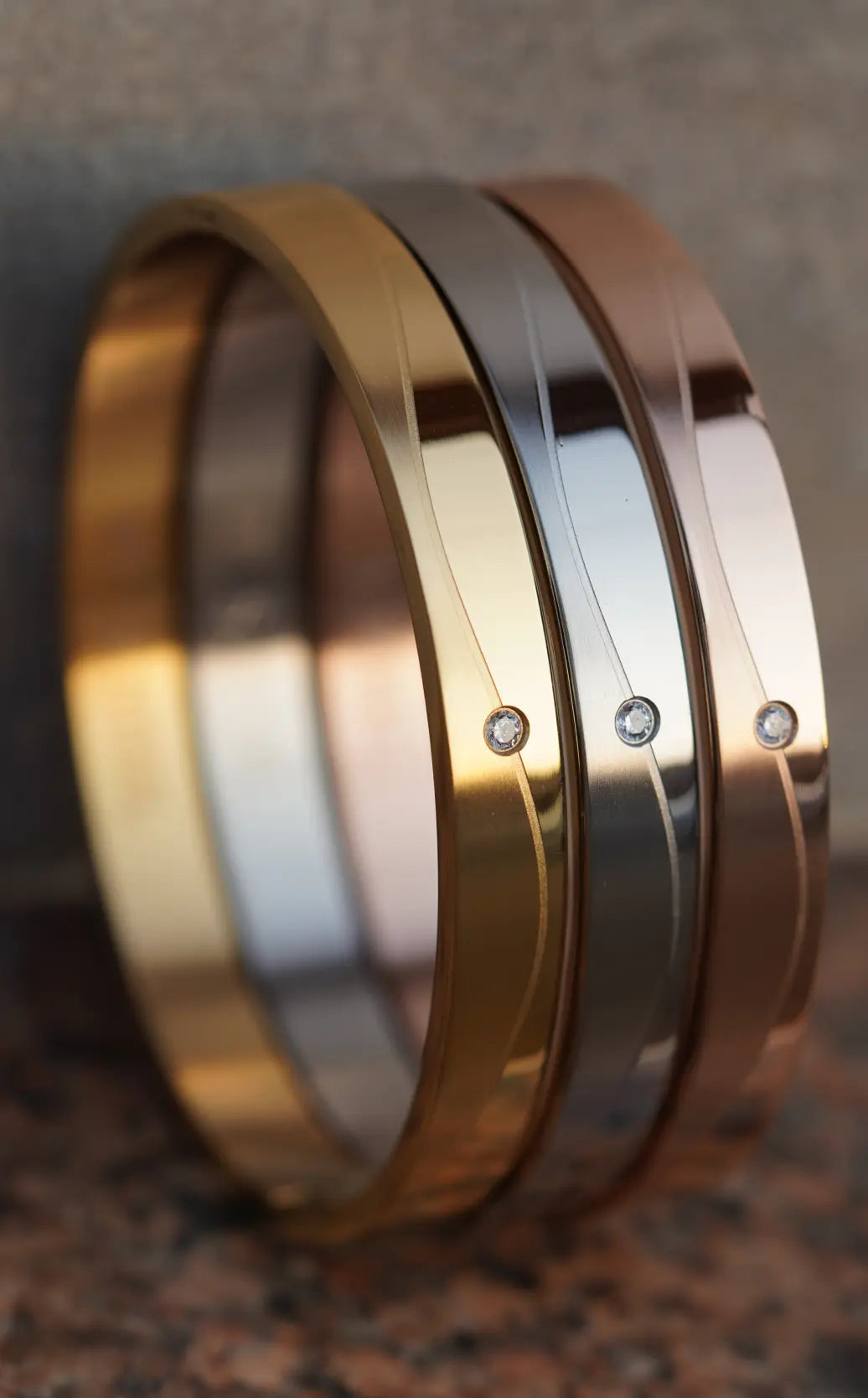 Diamond line pattern - kada For Men. worldjewel.in men's bracelets