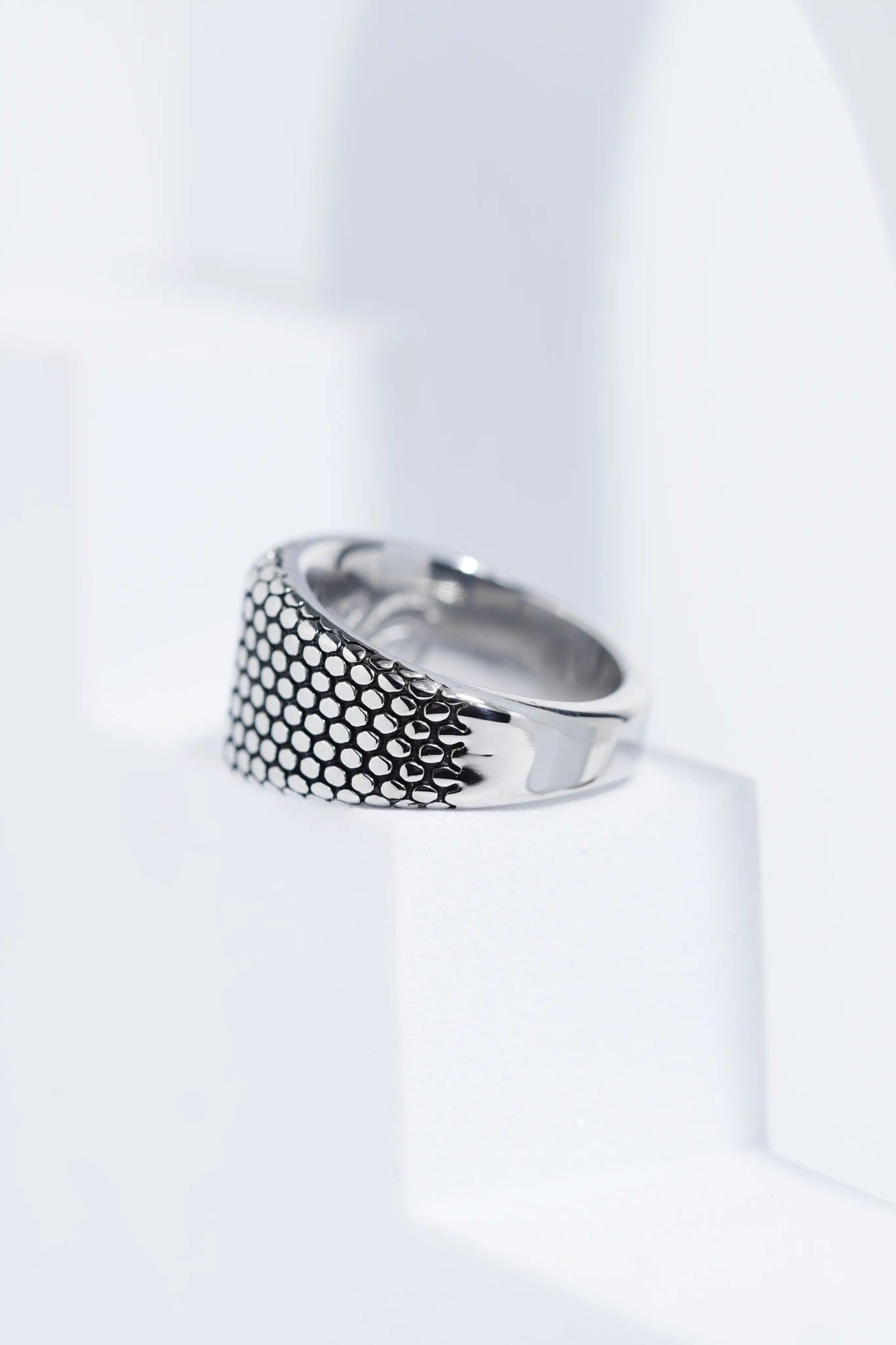 Dot Partten Ring For Men worldjewel.in men's ring