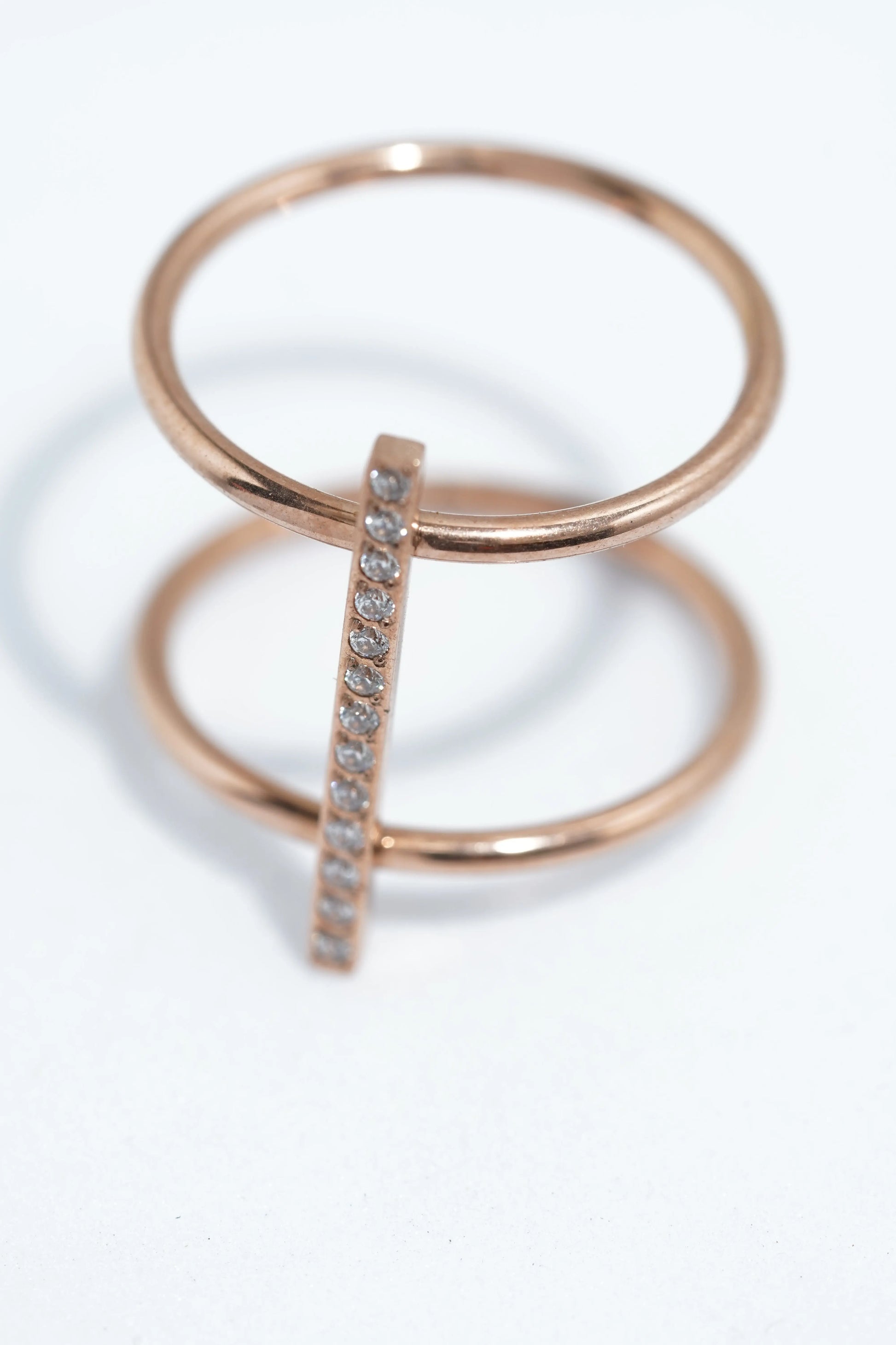 Double Ring | Stainless Steel | Ring's for Womans | Worldjewel.in worldjewel.in WOMEN'S RING