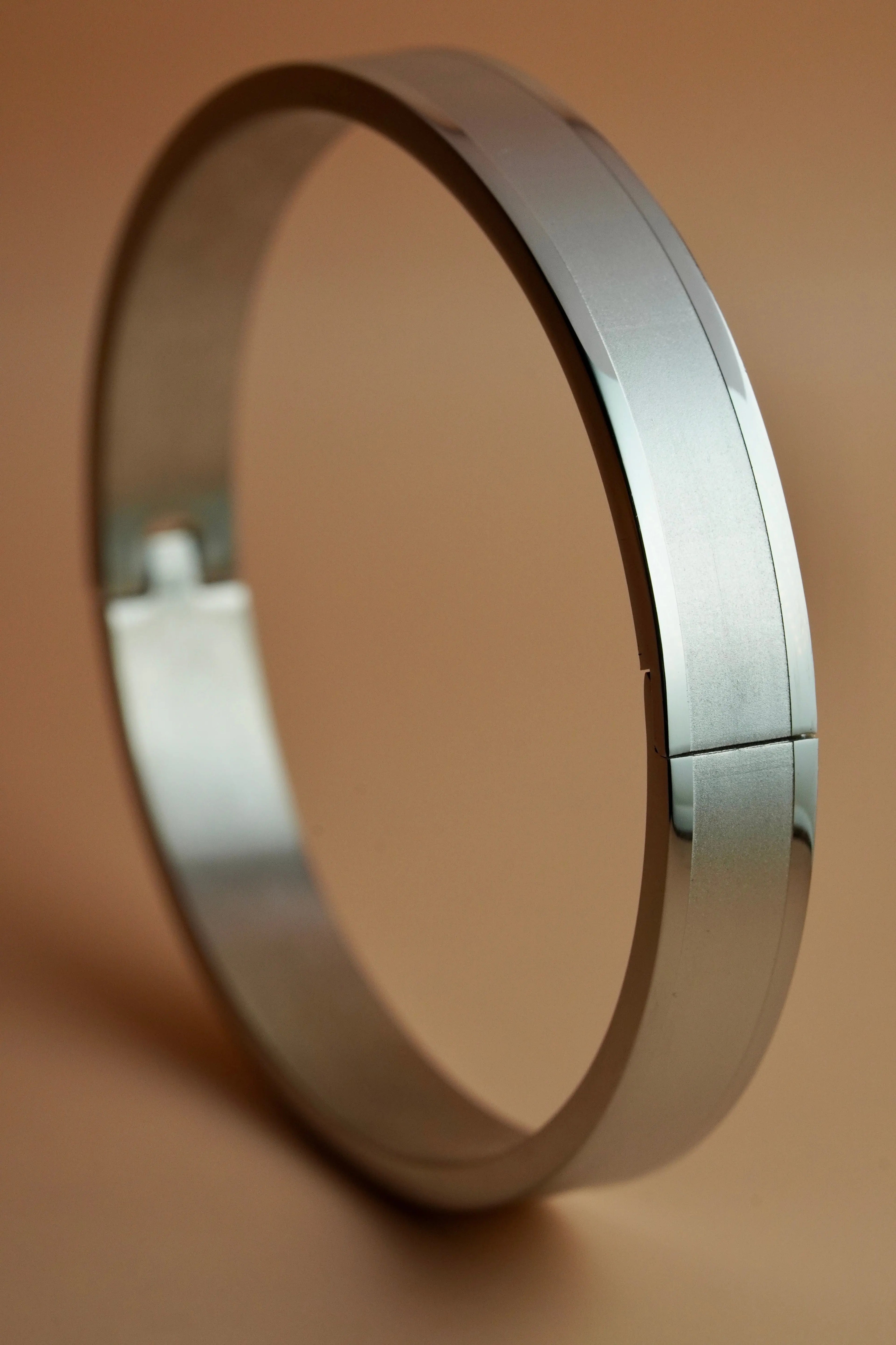 MATTE MENS KADA -Silver- men's bracelets- worldjewel.in