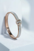Elara Gold Bangle Bracelet worldjewel.in CUFF BRACELET FOR WOMEN