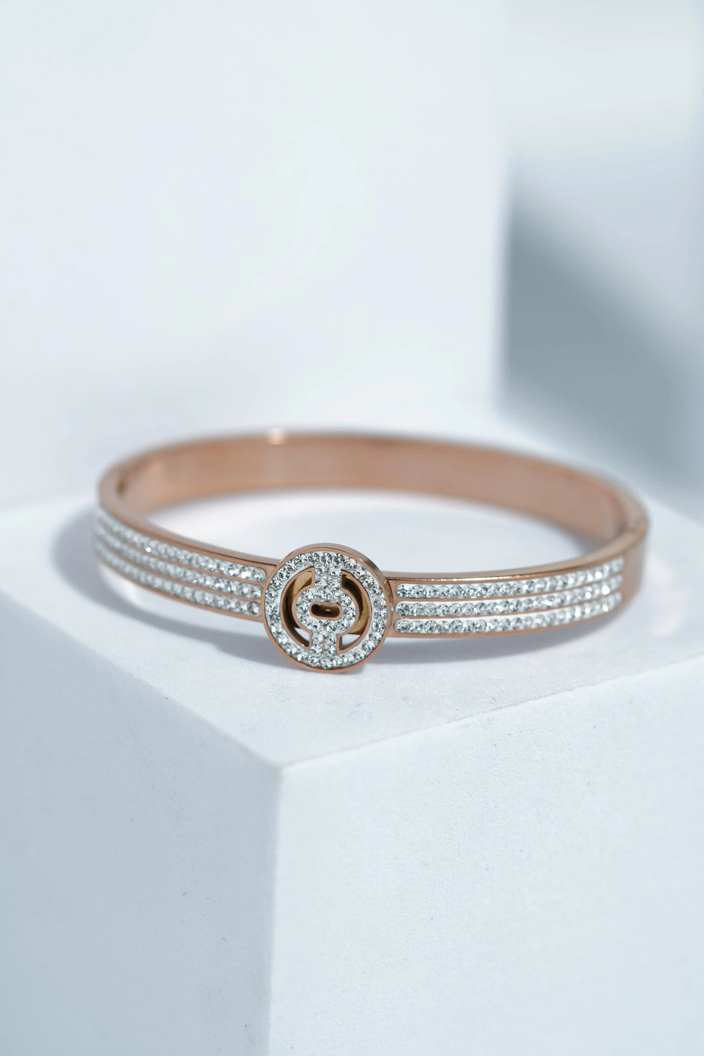 Elara Gold Bangle Bracelet worldjewel.in CUFF BRACELET FOR WOMEN