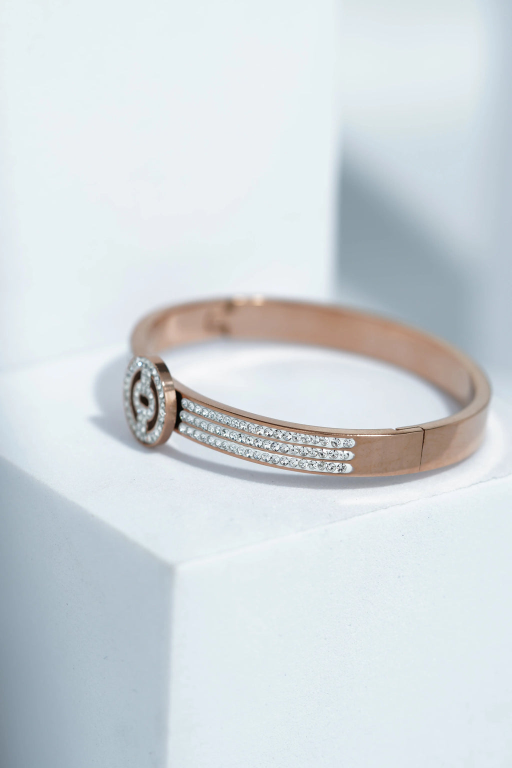 Elara Gold Bangle Bracelet worldjewel.in CUFF BRACELET FOR WOMEN