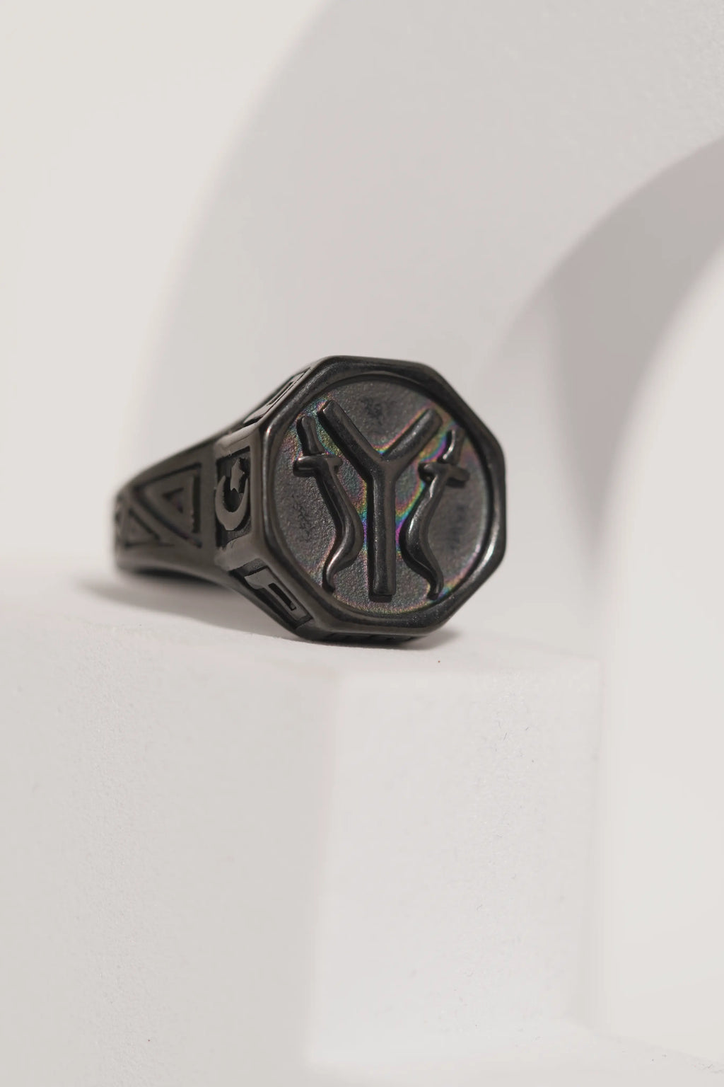 Ertugrul Ghazi Stainless Steel Turkish Ring For Men worldjewel.in men's ring