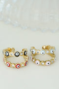 Evil Eye Adjustable Ring worldjewel.in ADJUSTABLE RING
